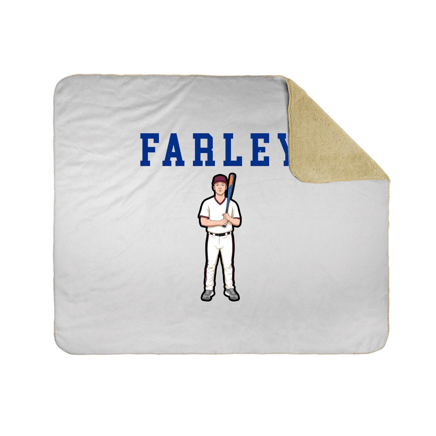 Throw Blanket — Shirsey in White