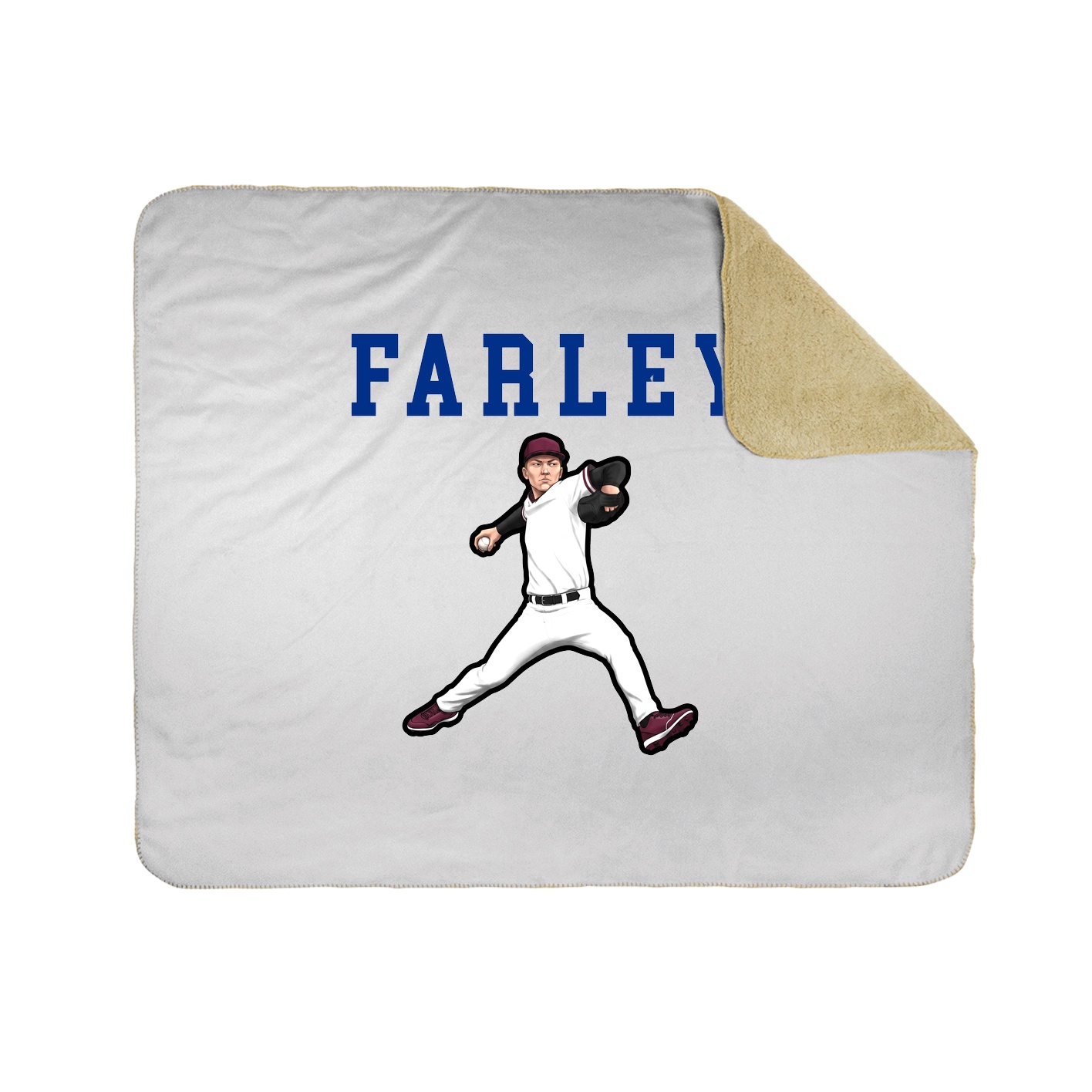 Throw Blanket — Shirsey in White