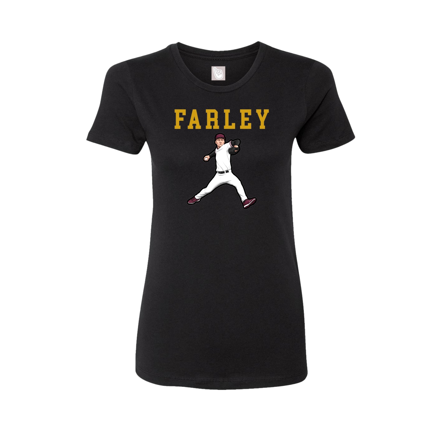 Fitted Women's Tee — Shirsey in Black