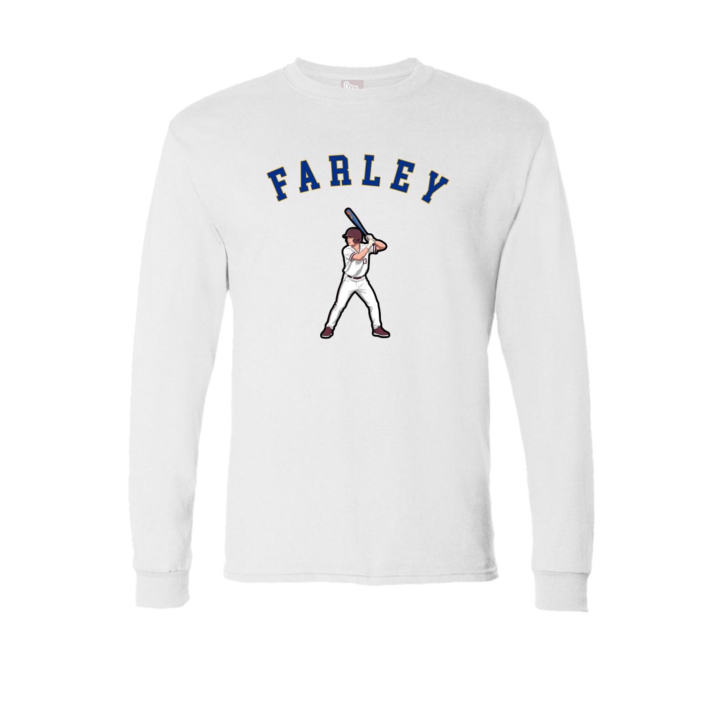 Long Sleeve Tee — Shirsey Arch in White
