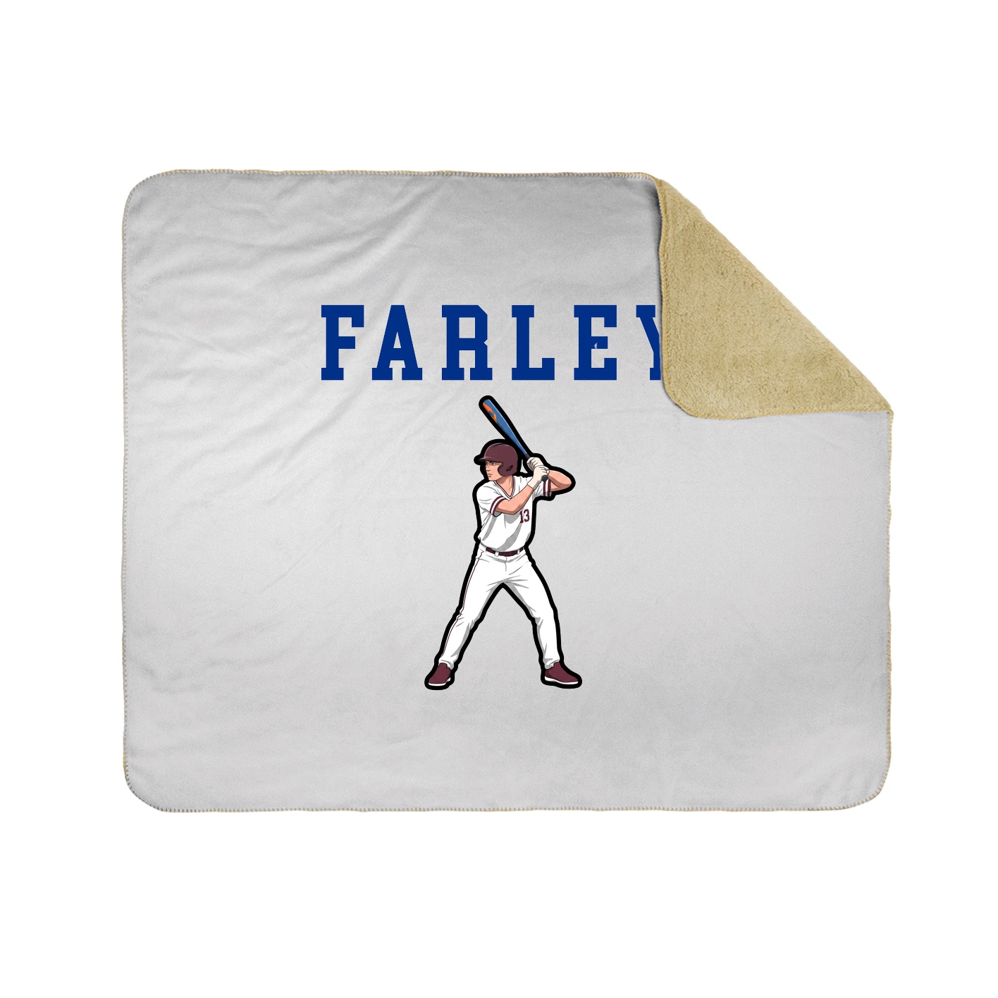 Throw Blanket — Shirsey in White