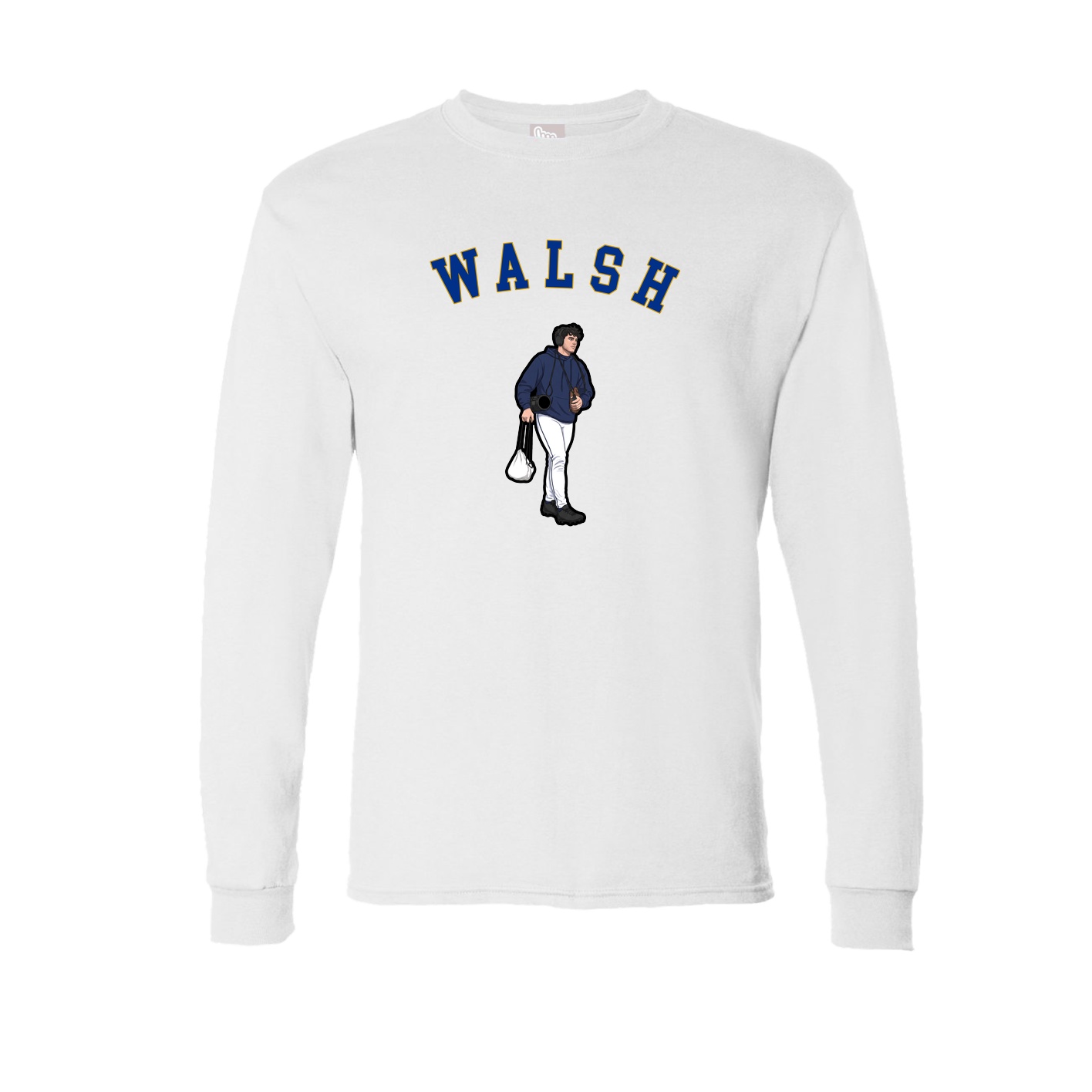 Long Sleeve Tee — Shirsey Arch in White