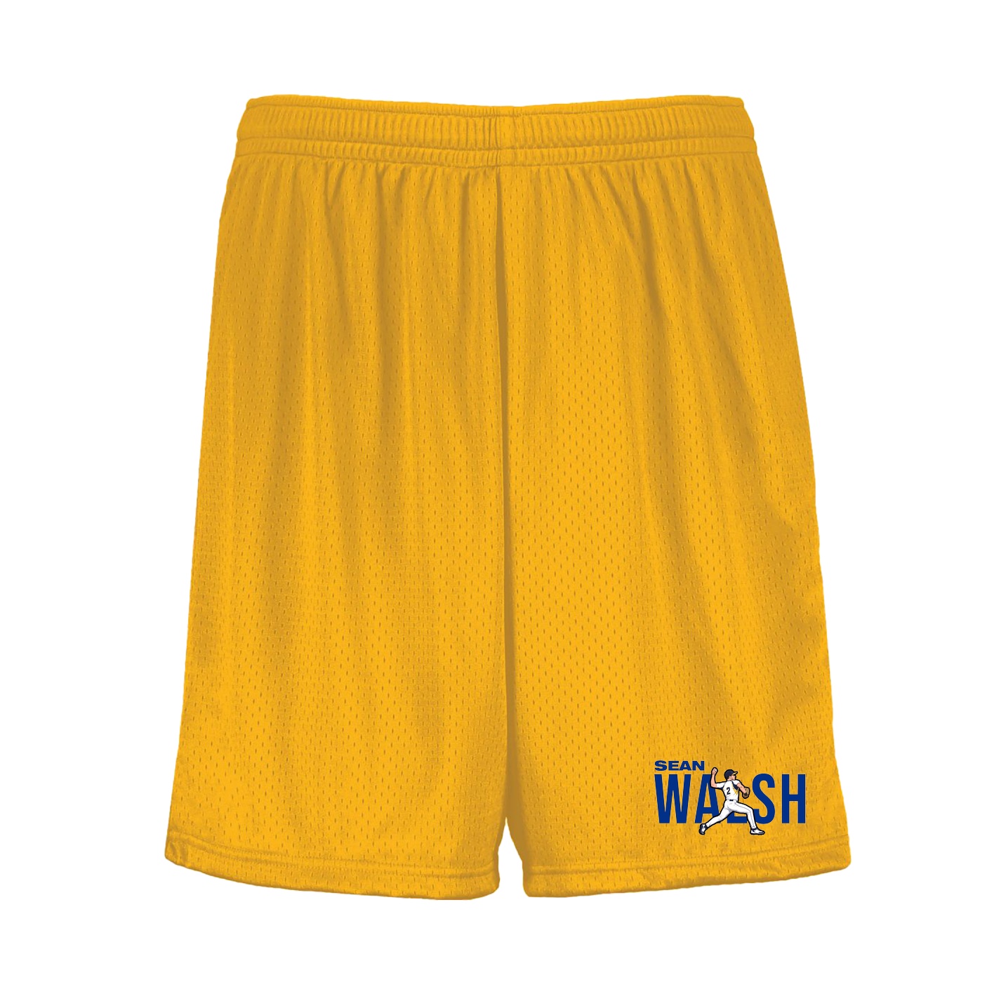 Shorts — Player Name in Gold