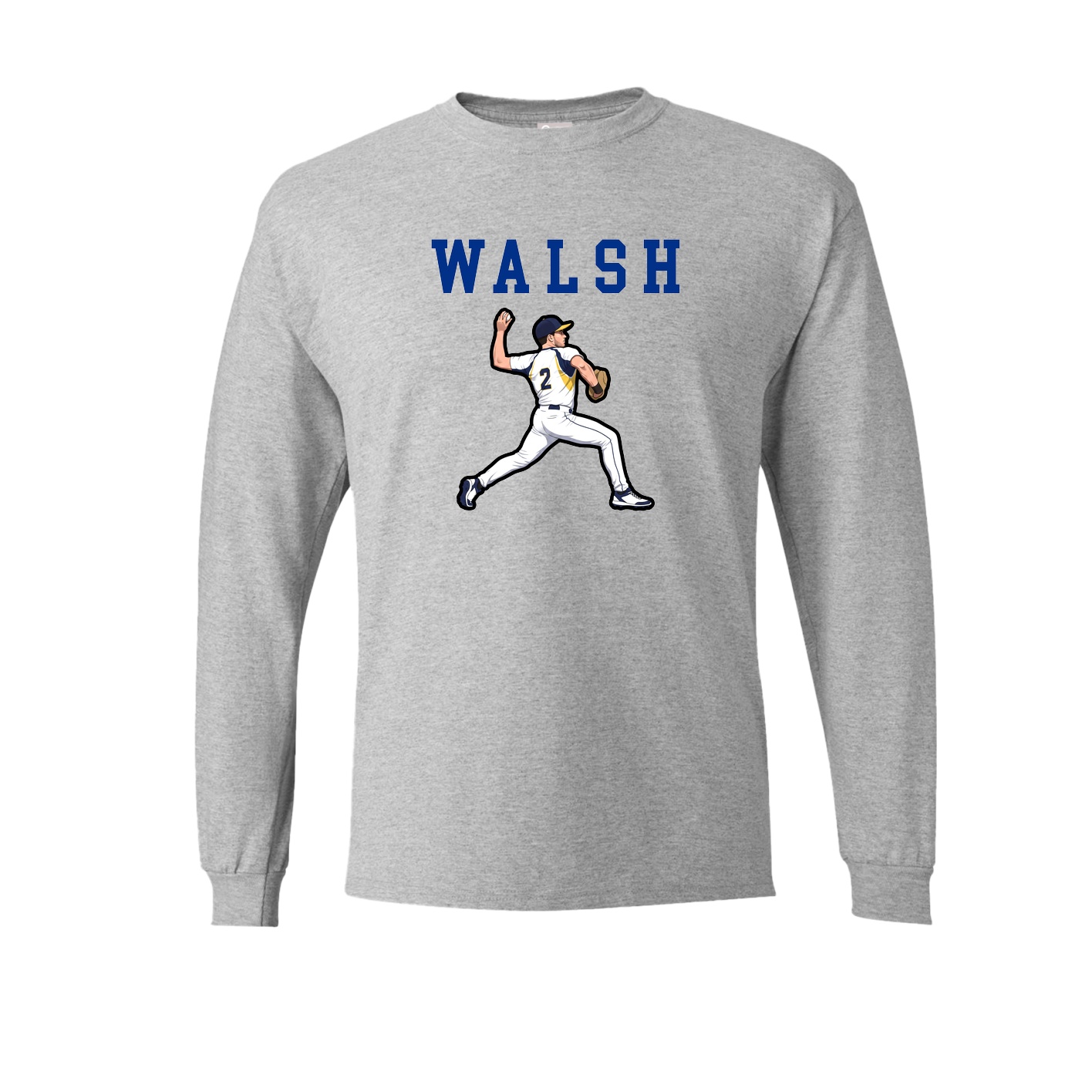 Long Sleeve Tee — Shirsey in Grey
