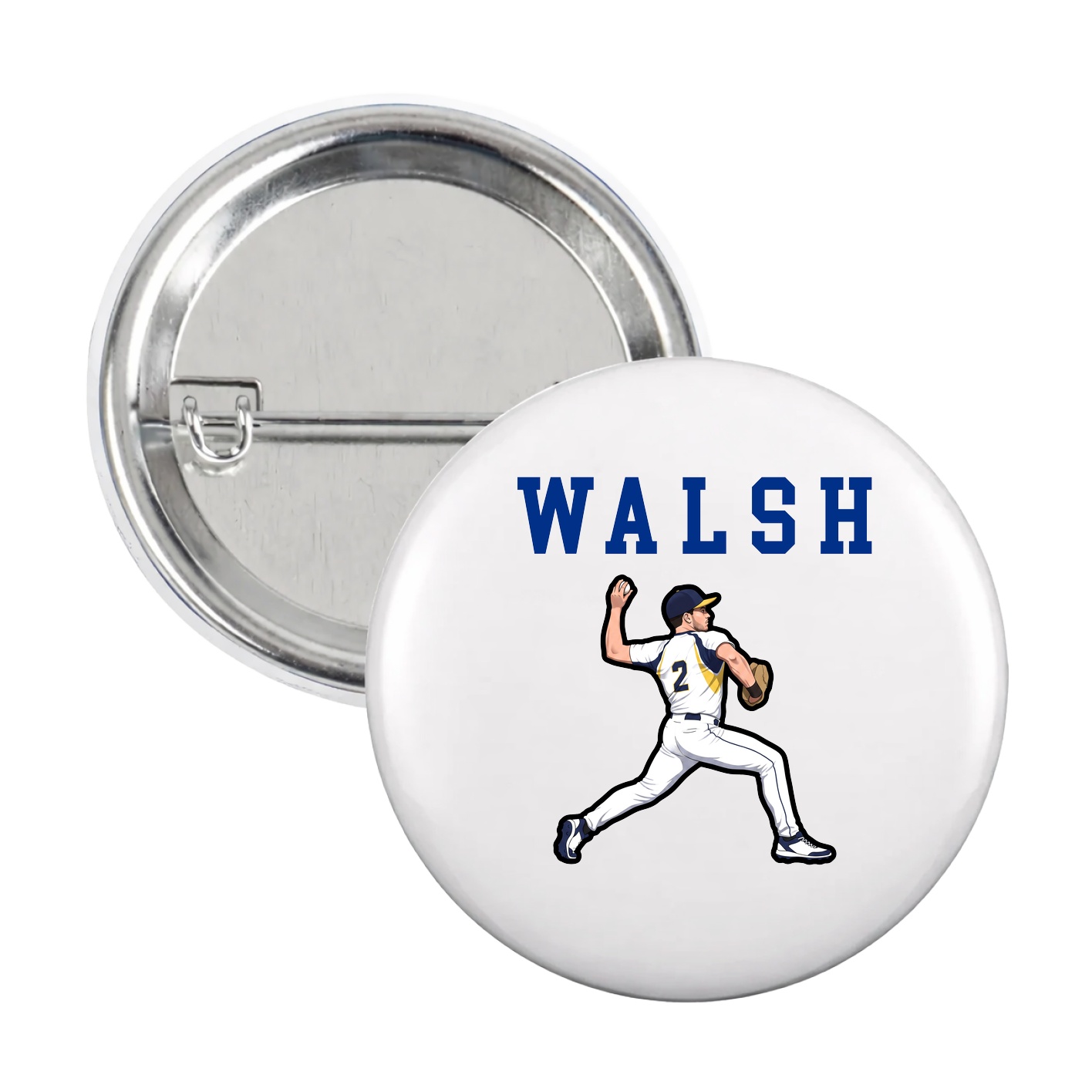 Game Day Button — Shirsey in White