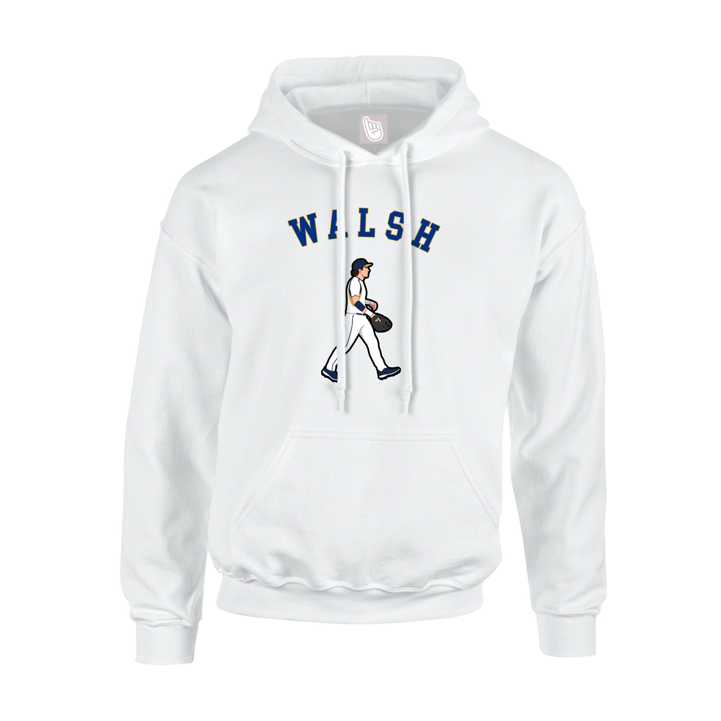 Youth Hoodie — Shirsey Arch in White