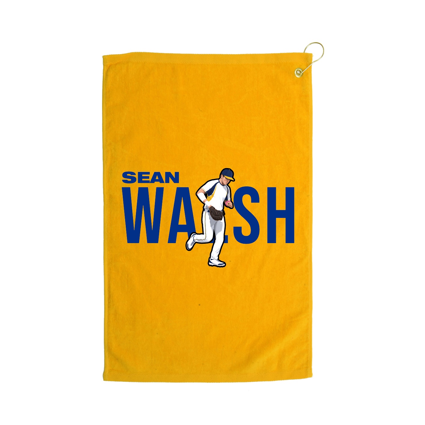 Golf Towel — Player Name in Gold