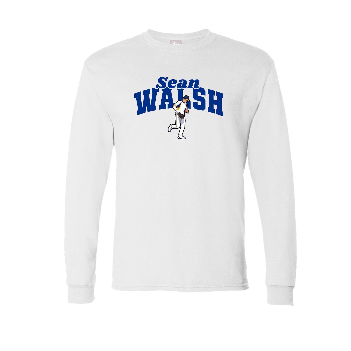 Long Sleeve Tee — Signature Arch in White