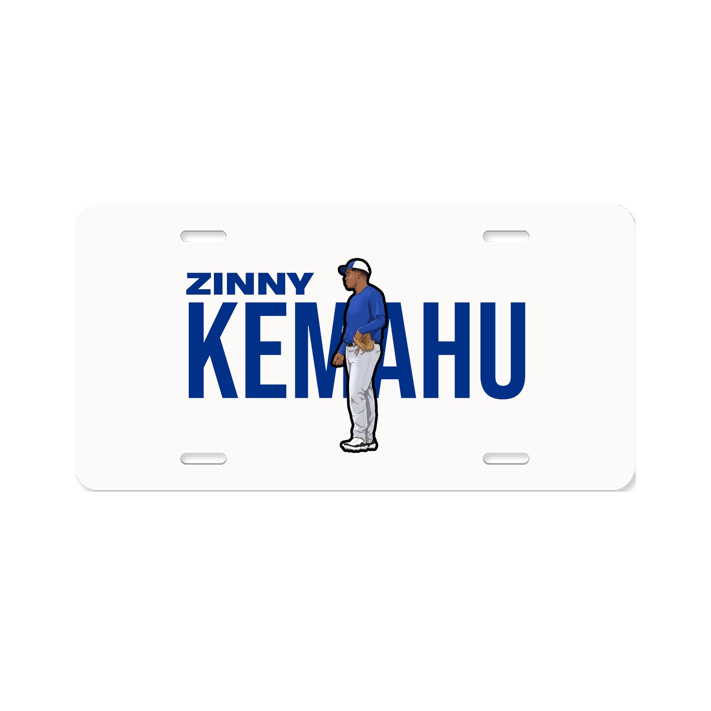 License Plate — Player Name in Classic