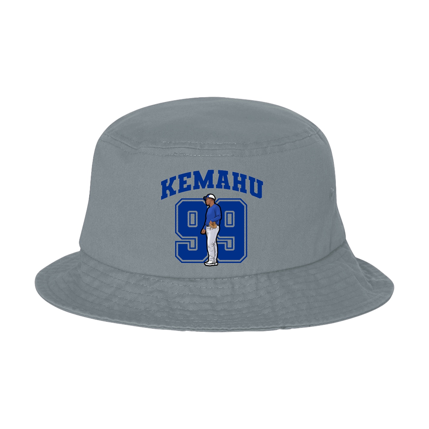 Bucket Cap — Number in Grey