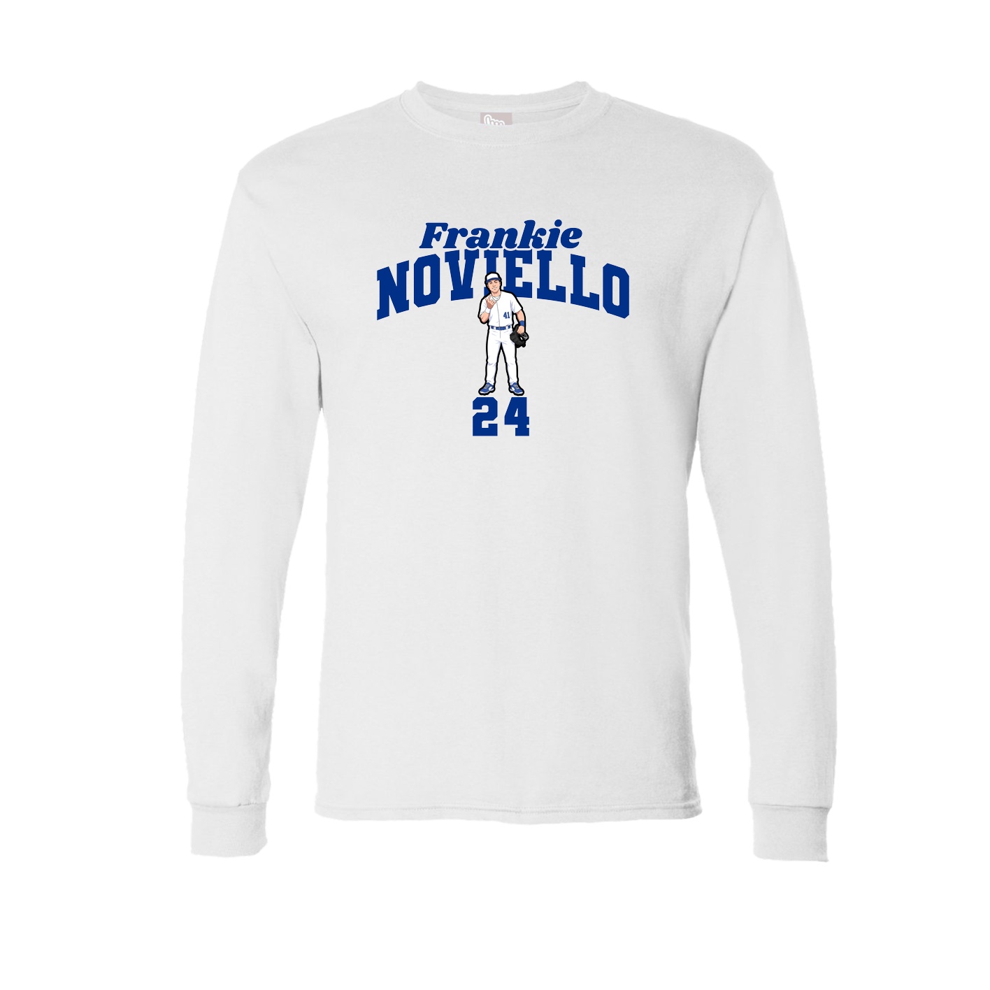 Long Sleeve Tee — Signature Arch in White