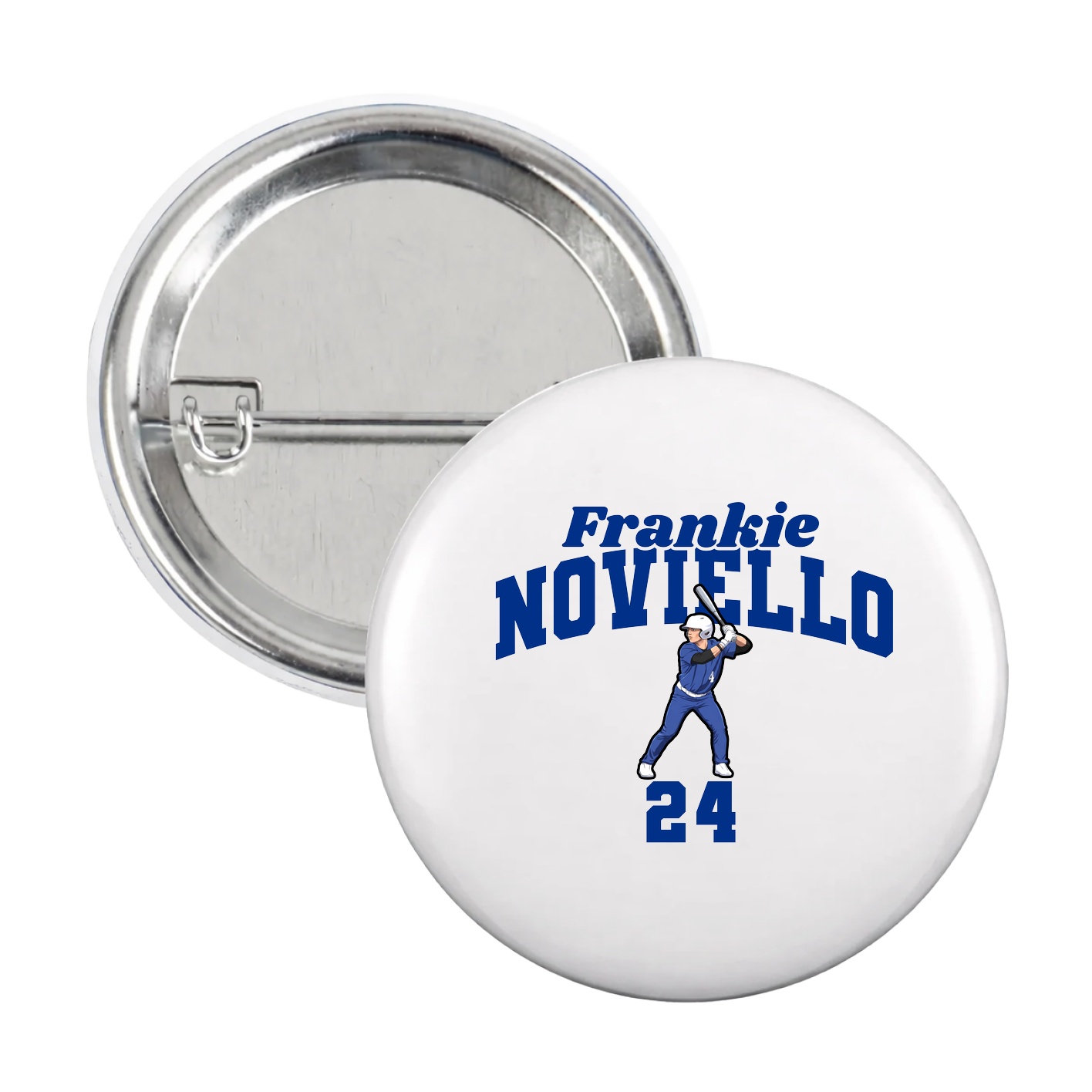 Game Day Button — Signature Arch in White