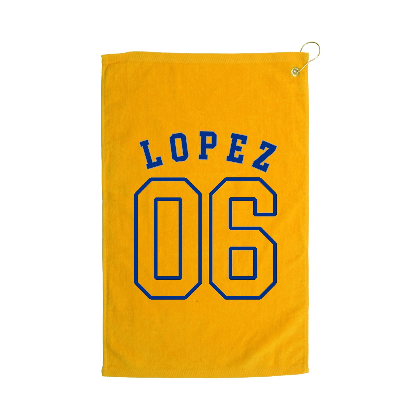 Golf Towel — Shirsey Arch in Gold