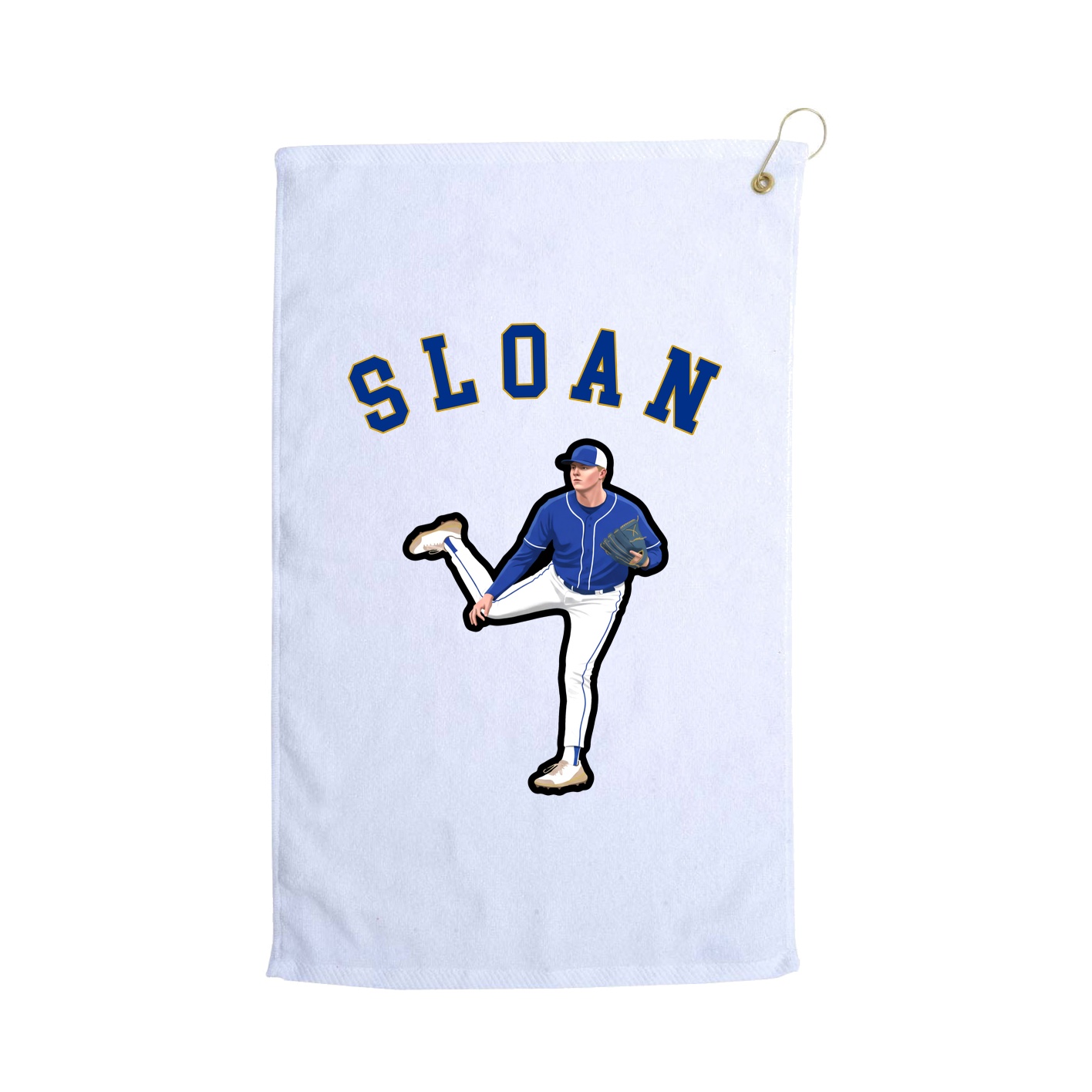 Golf Towel — Shirsey Arch in White