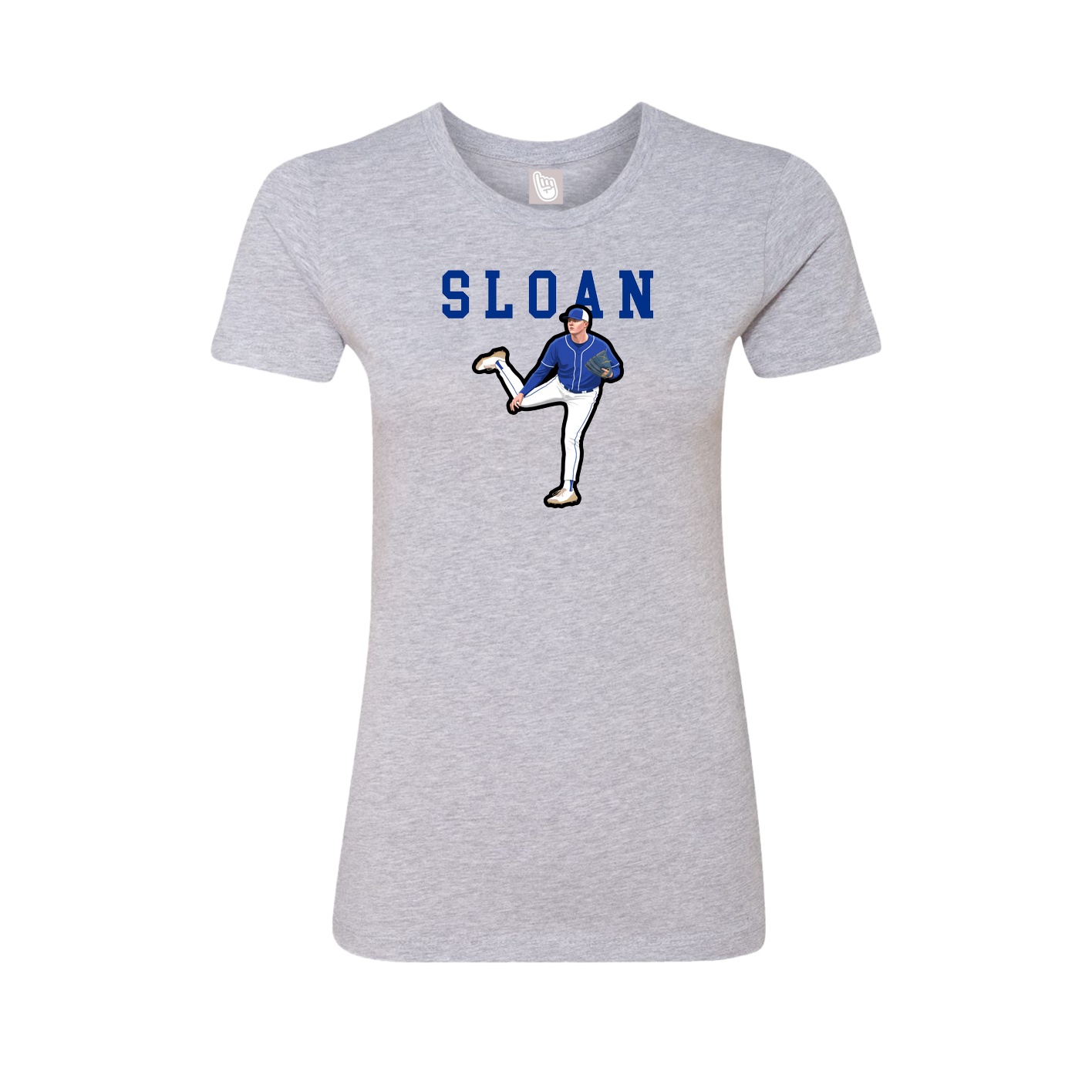 Fitted Women's Tee — Shirsey in Grey