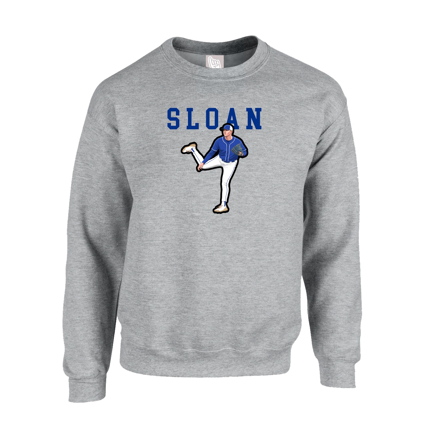 Fleece Crew — Shirsey in Grey