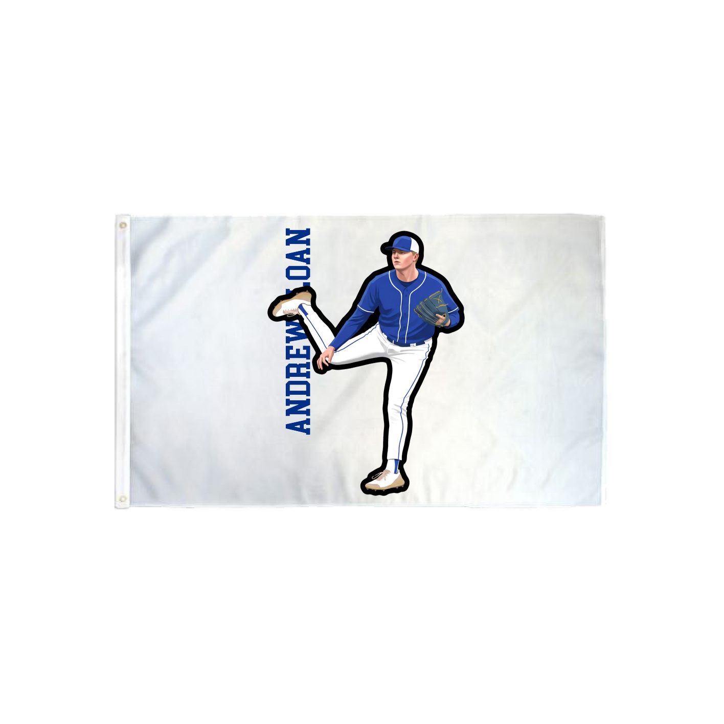3x5 Flag — Name Vertical in Classic
