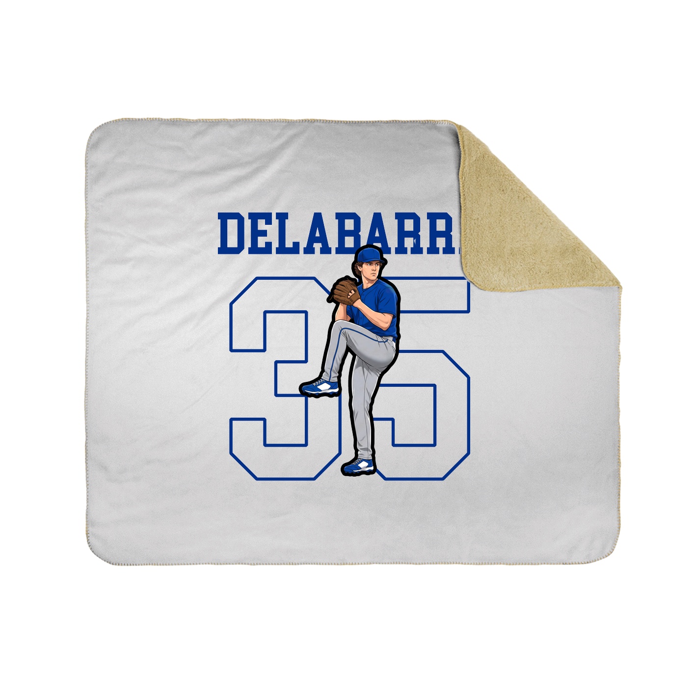 50x60 Sherpa Lined Throw Blanket