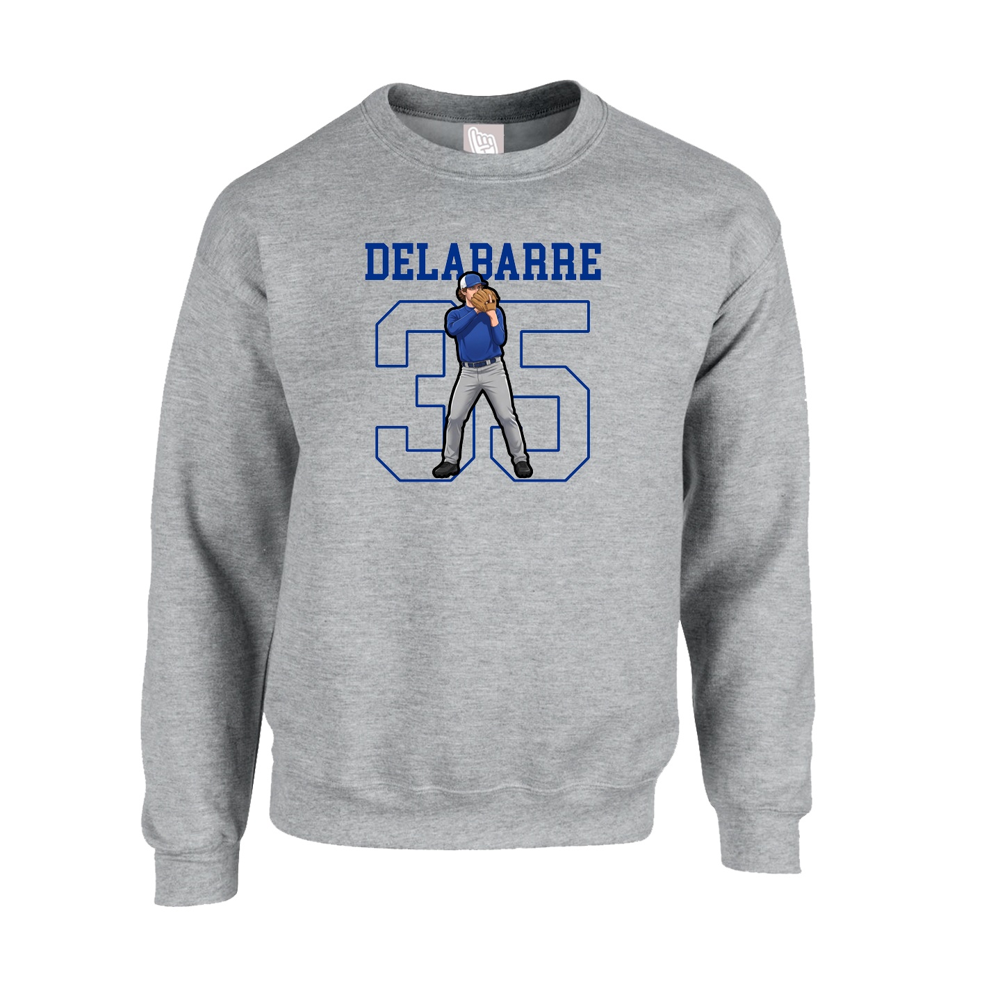Fleece Crew — Shirsey in Grey