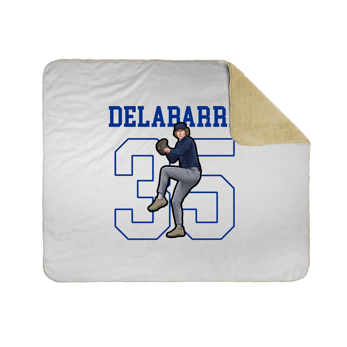 Throw Blanket — Shirsey in White