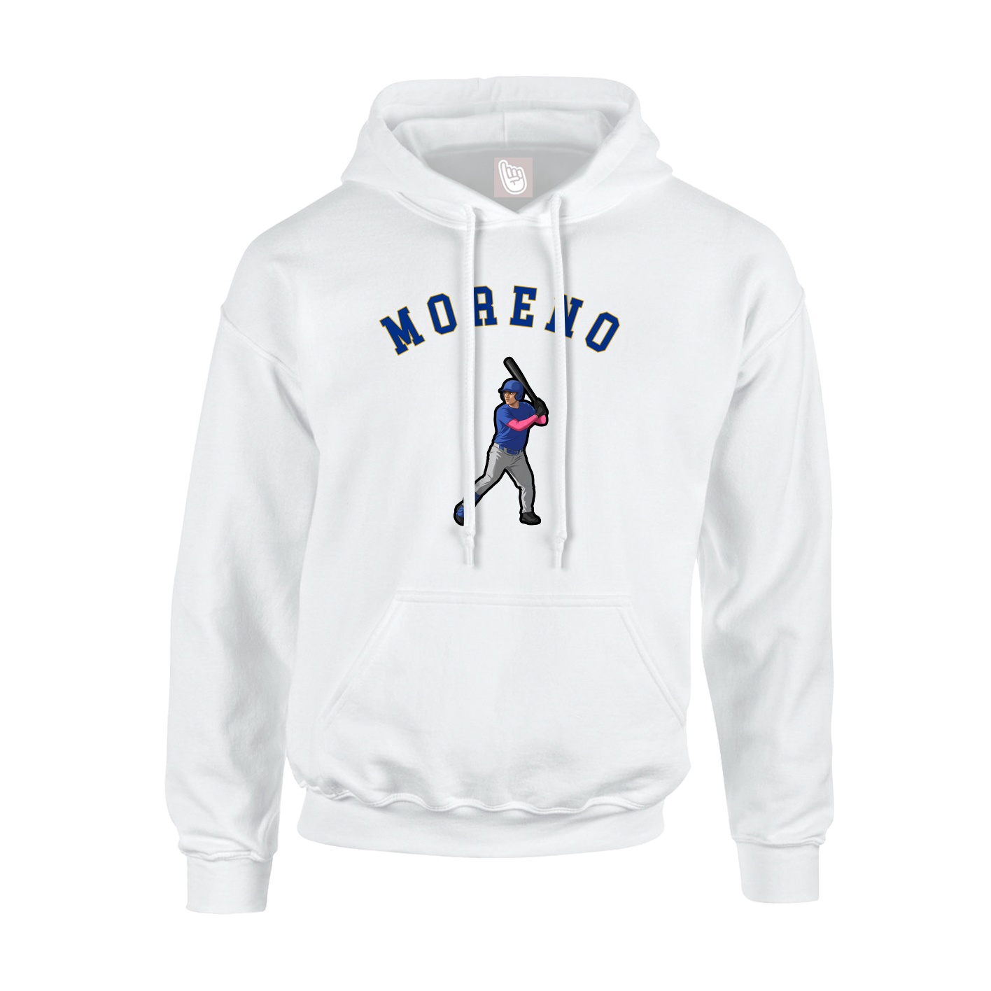 Youth Hoodie — Shirsey Arch in White