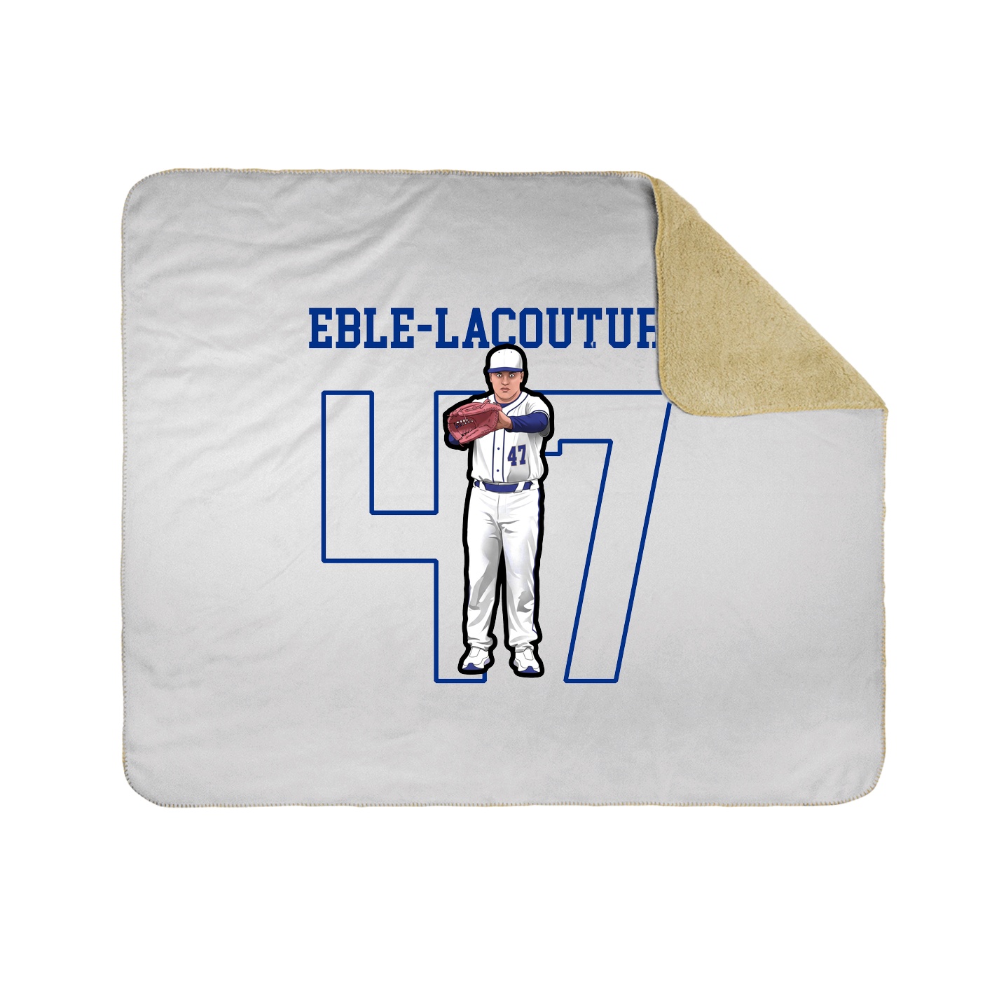 Throw Blanket — Shirsey in White