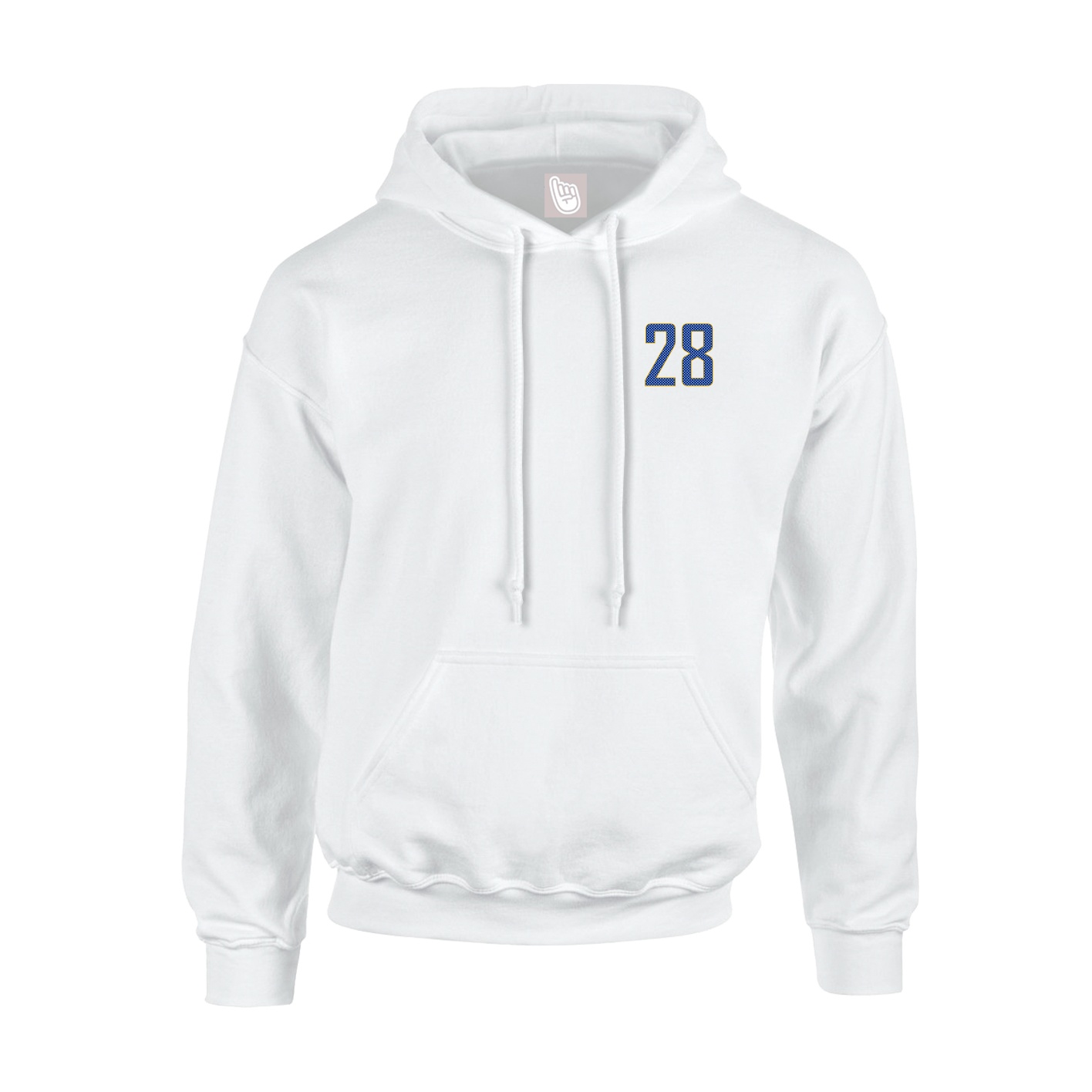 Youth Hoodie — Front Shirsy in White