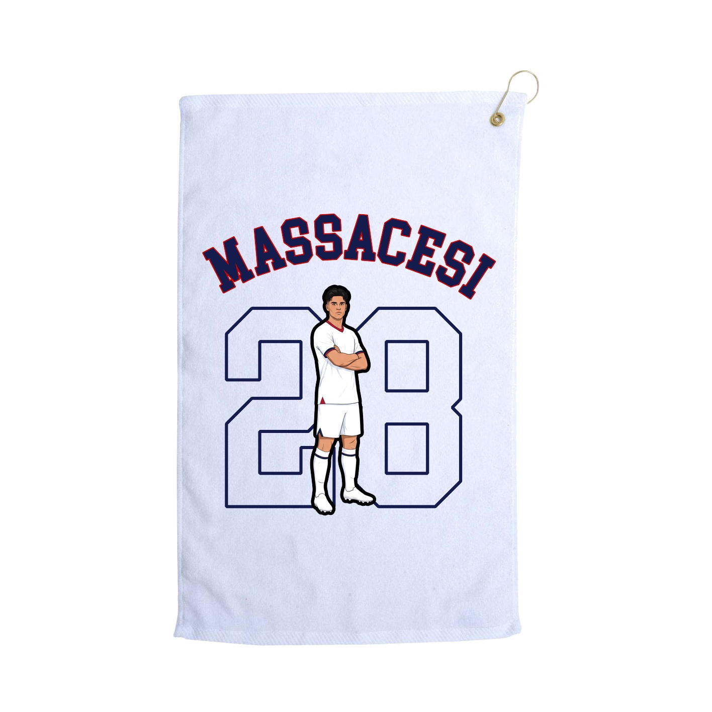 Golf Towel — Shirsey Arch in White