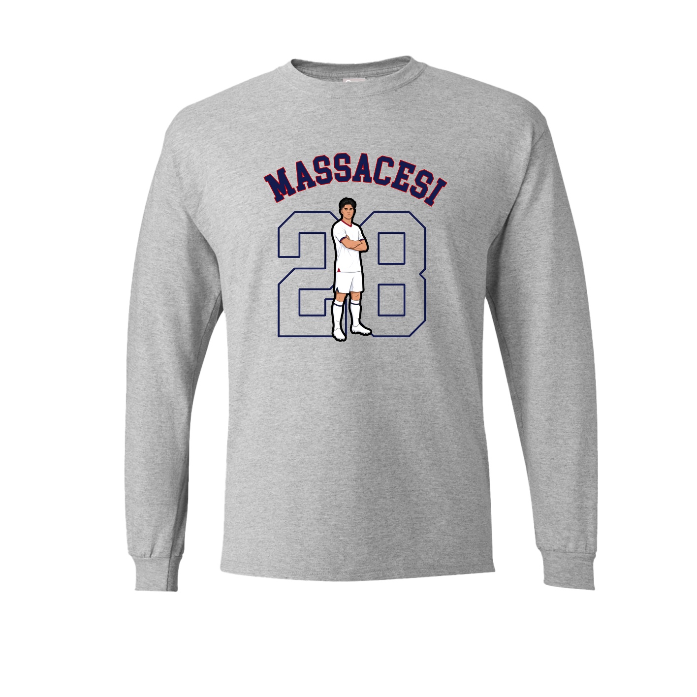 Long Sleeve Tee — Shirsey Arch in Grey