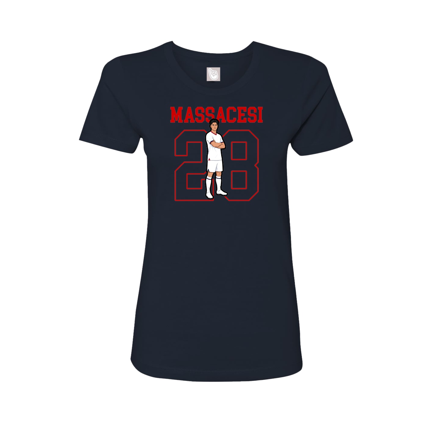 Fitted Women's Tee — Shirsey in Navy