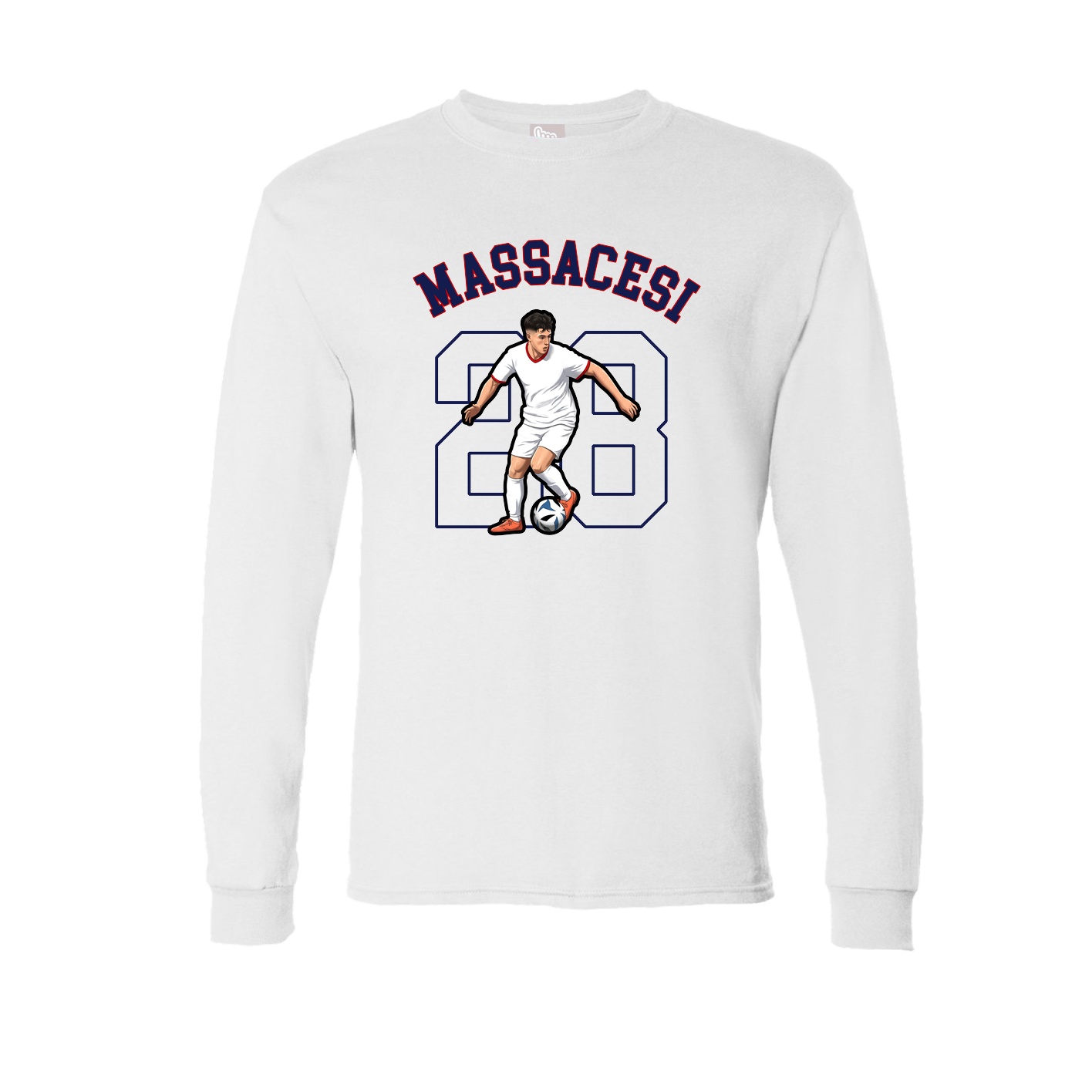 Long Sleeve Tee — Shirsey Arch in White