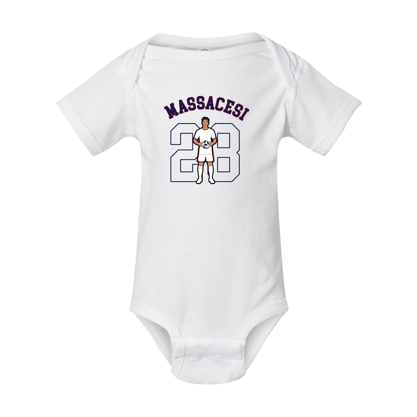 Baby Onesie — Shirsey Arch in White