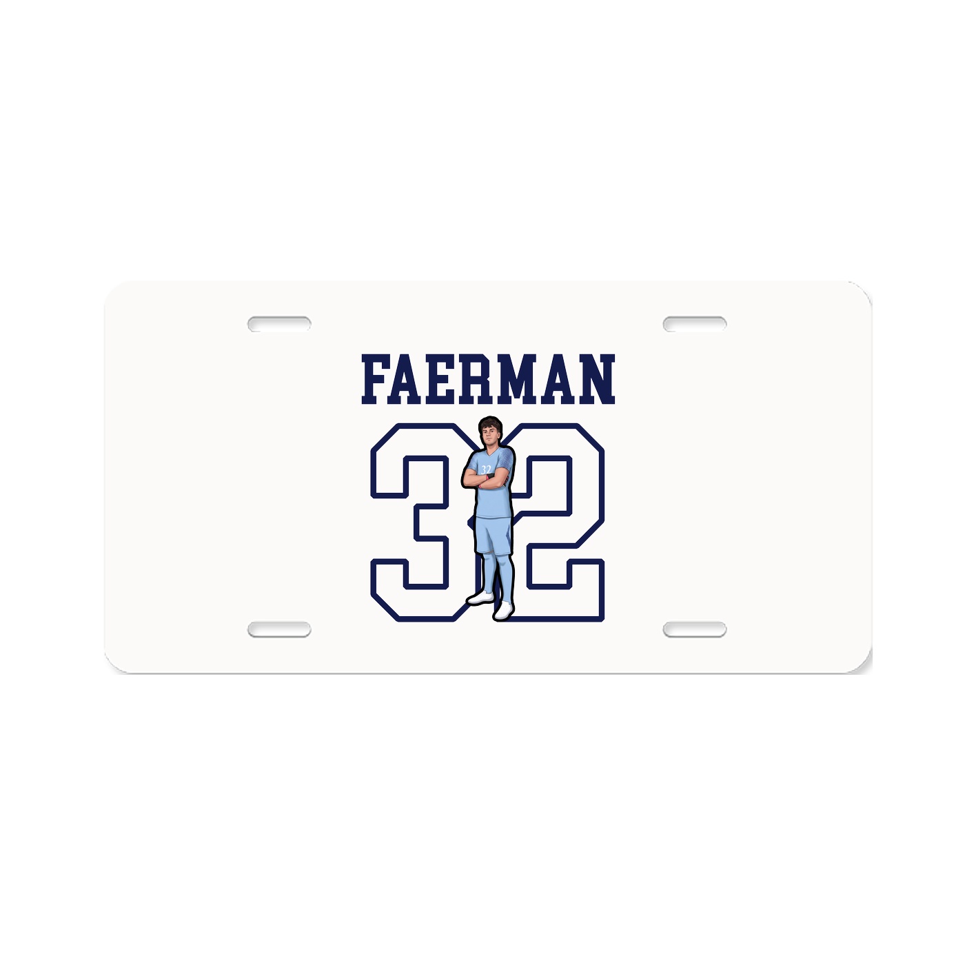 License Plate — Shirsey in Classic