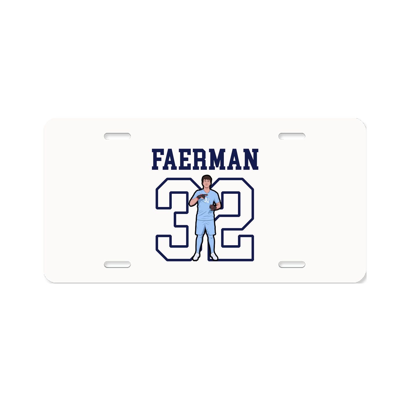 License Plate — Shirsey in Classic