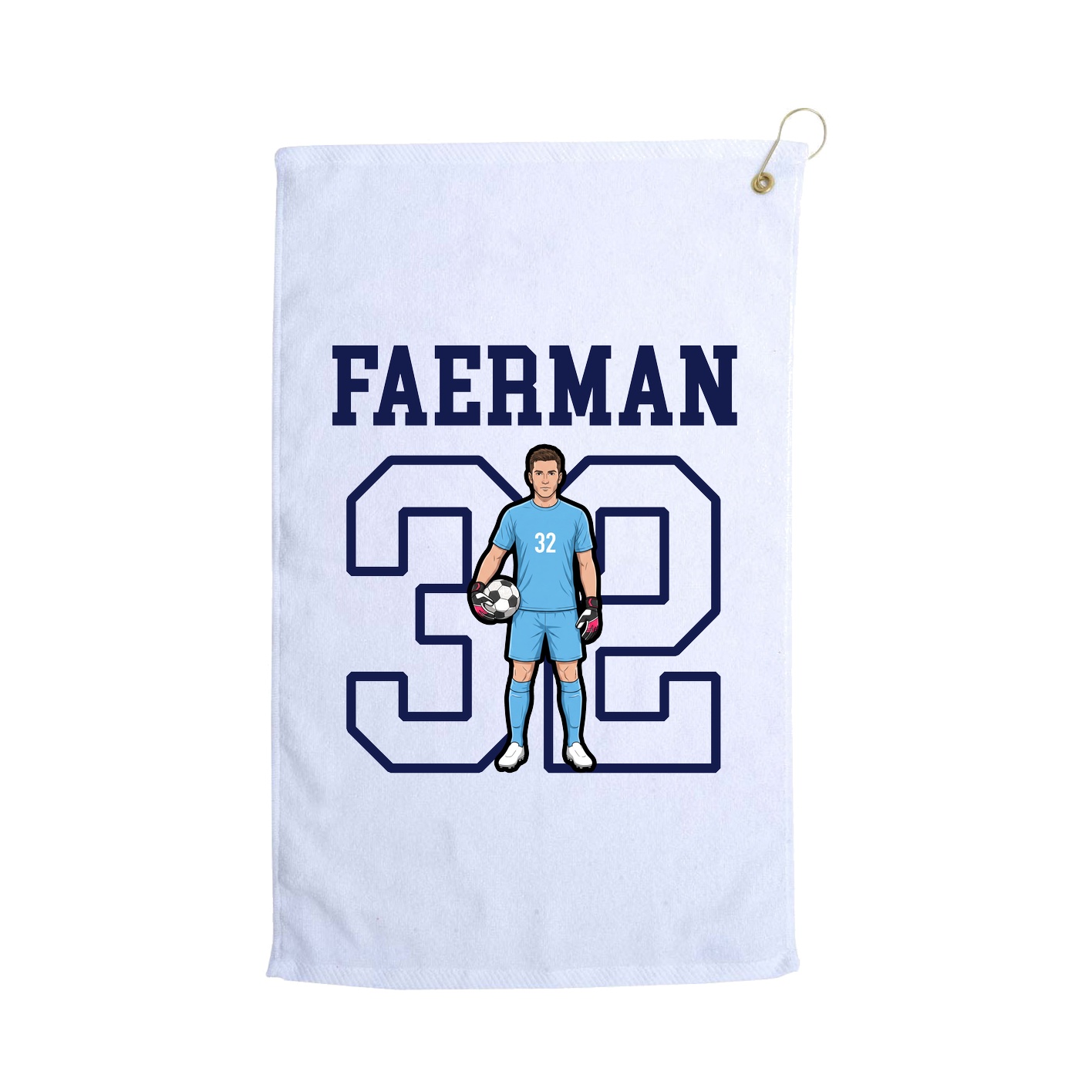 Golf Towel — Shirsey in White