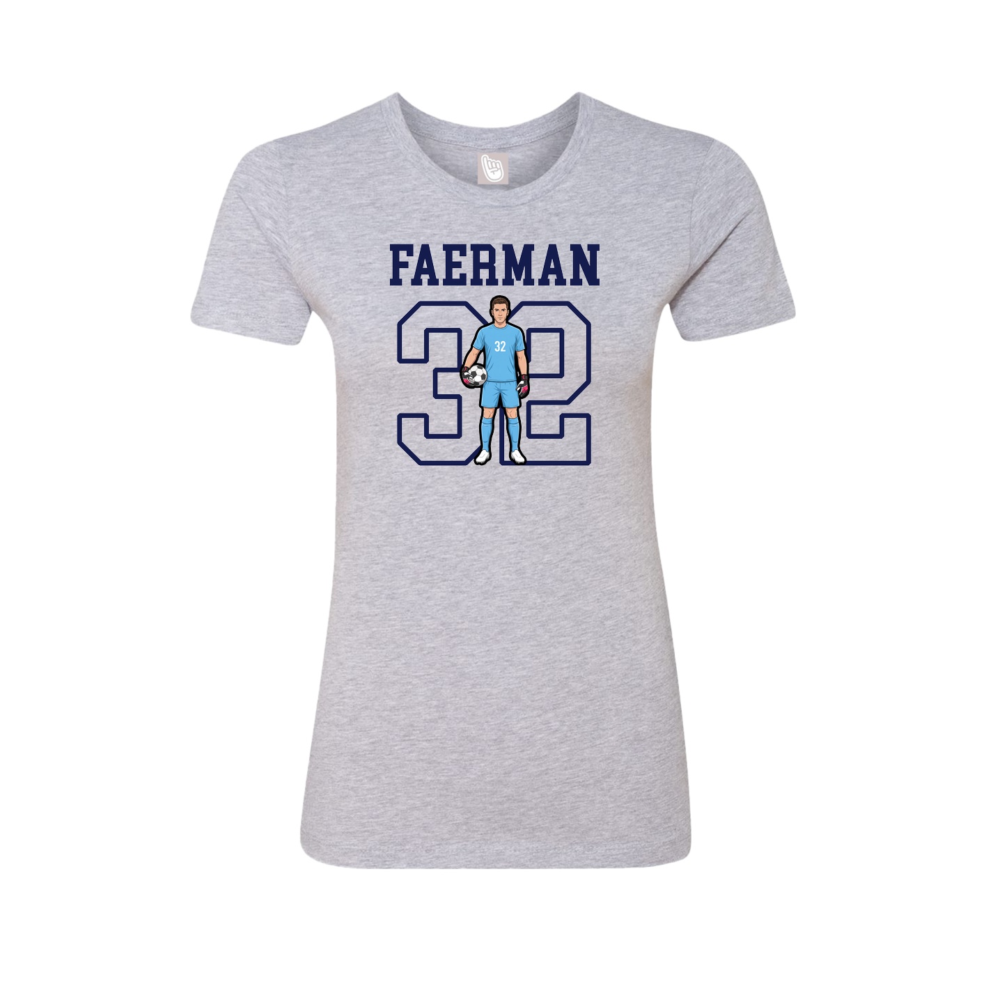 Fitted Women's Tee — Shirsey in Grey