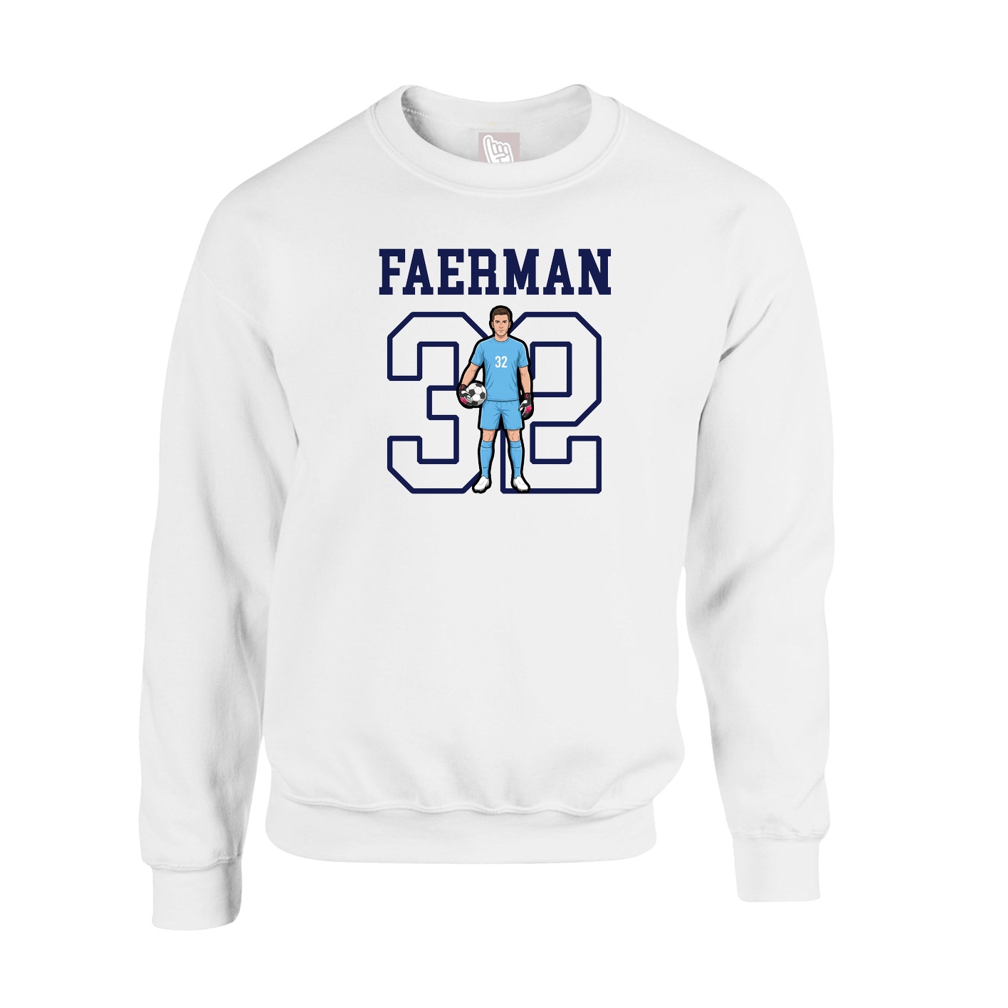 Fleece Crew — Shirsey in White