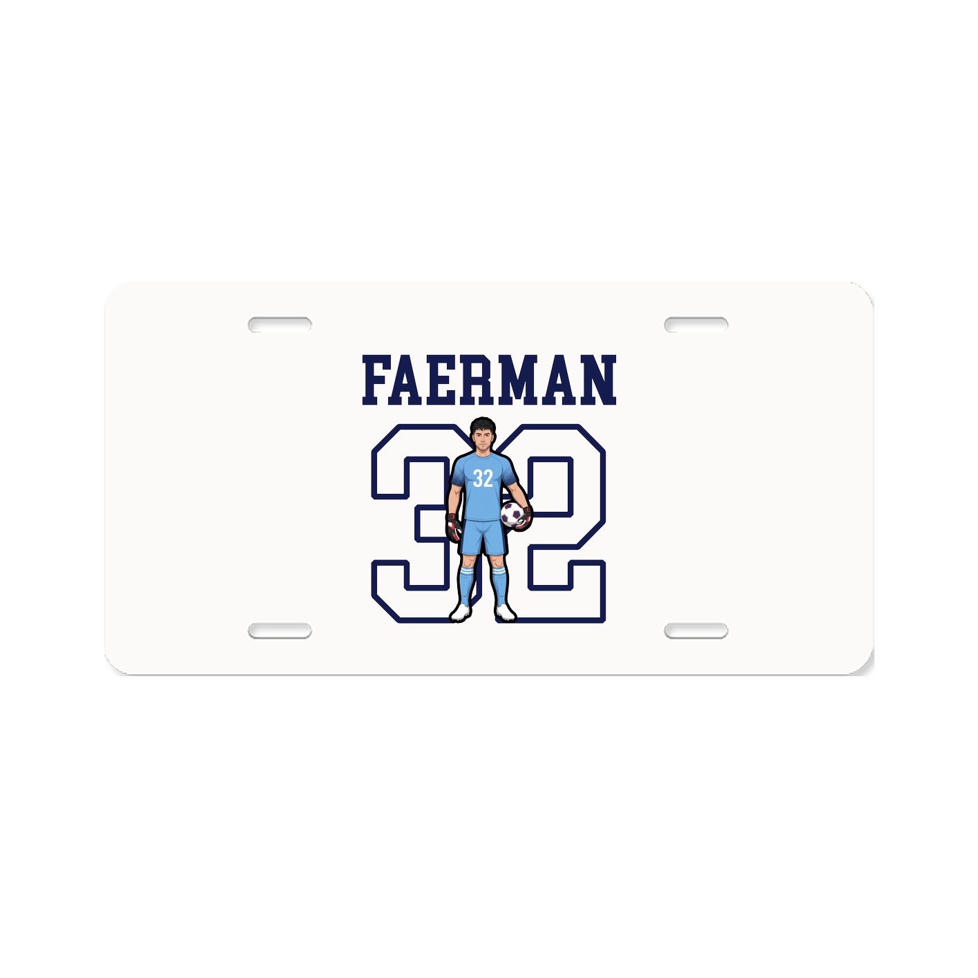 License Plate — Shirsey in Classic