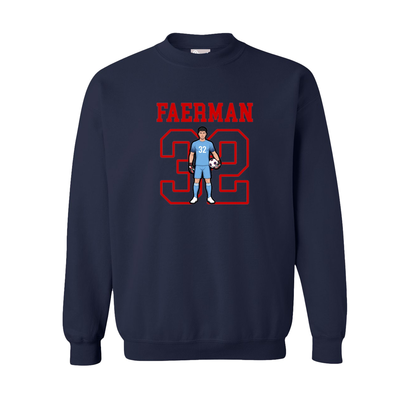Fleece Crew — Shirsey in Navy