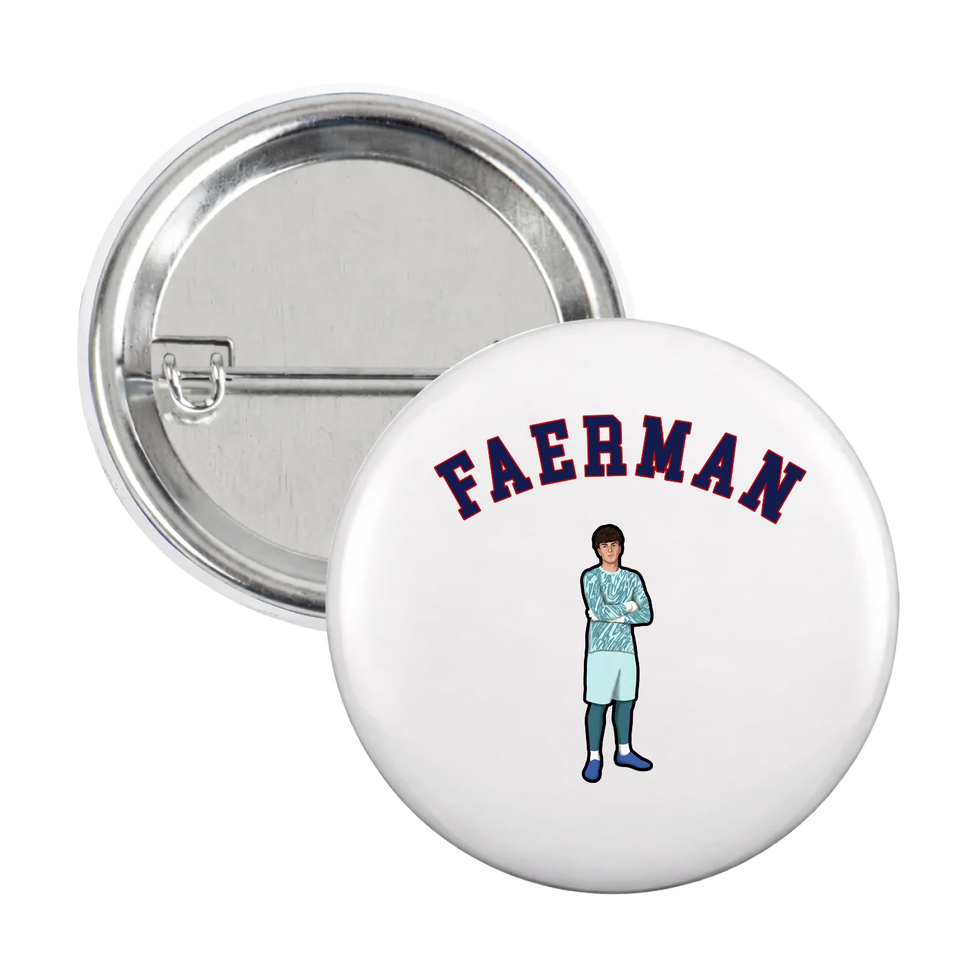 Game Day Button — Shirsey Arch in White