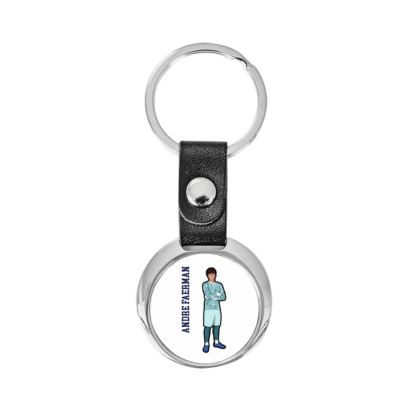 Key Chain — Name Vertical in Classic
