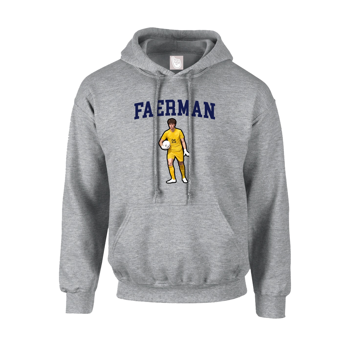 Hoodie — Shirsey in Grey