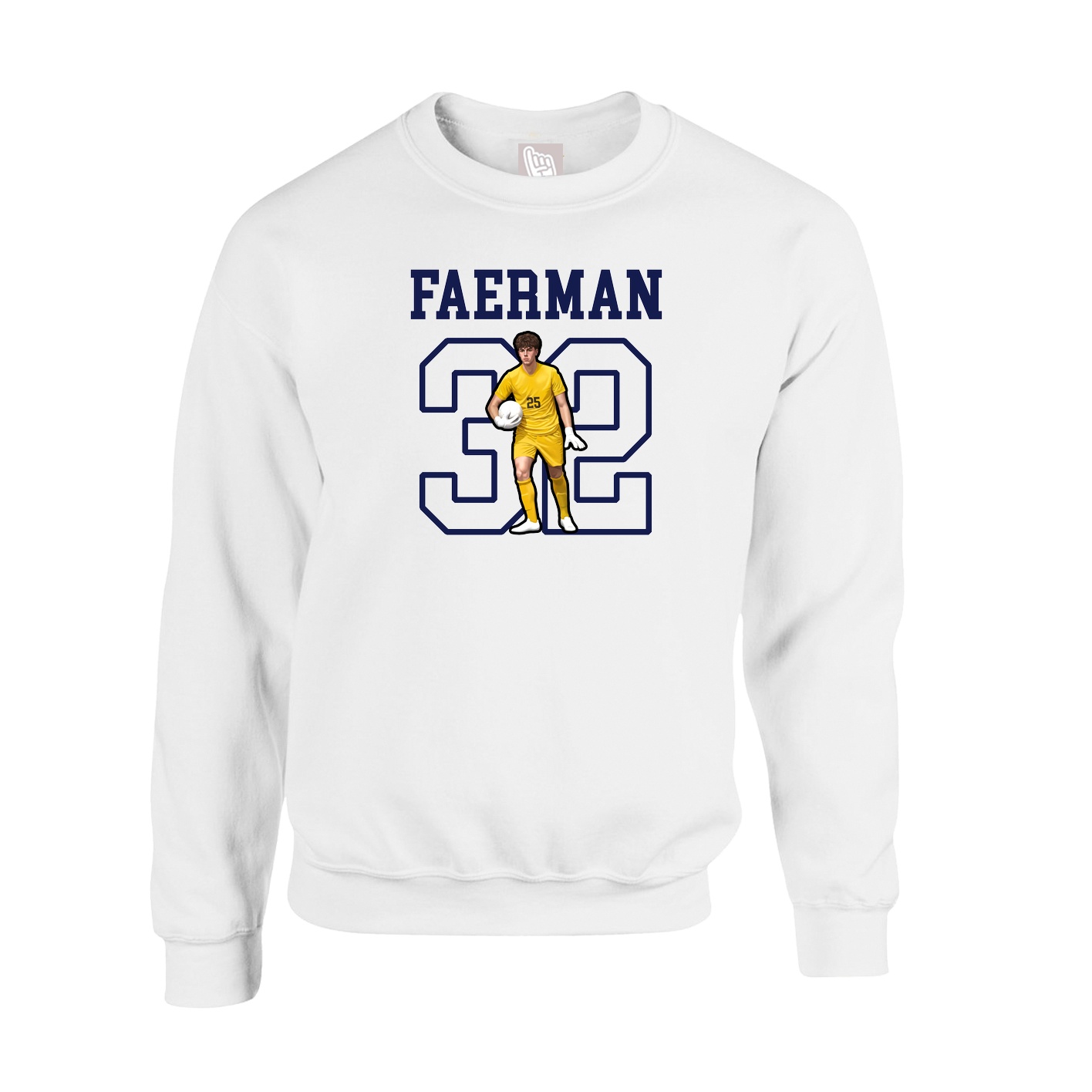 Fleece Crew — Shirsey in White