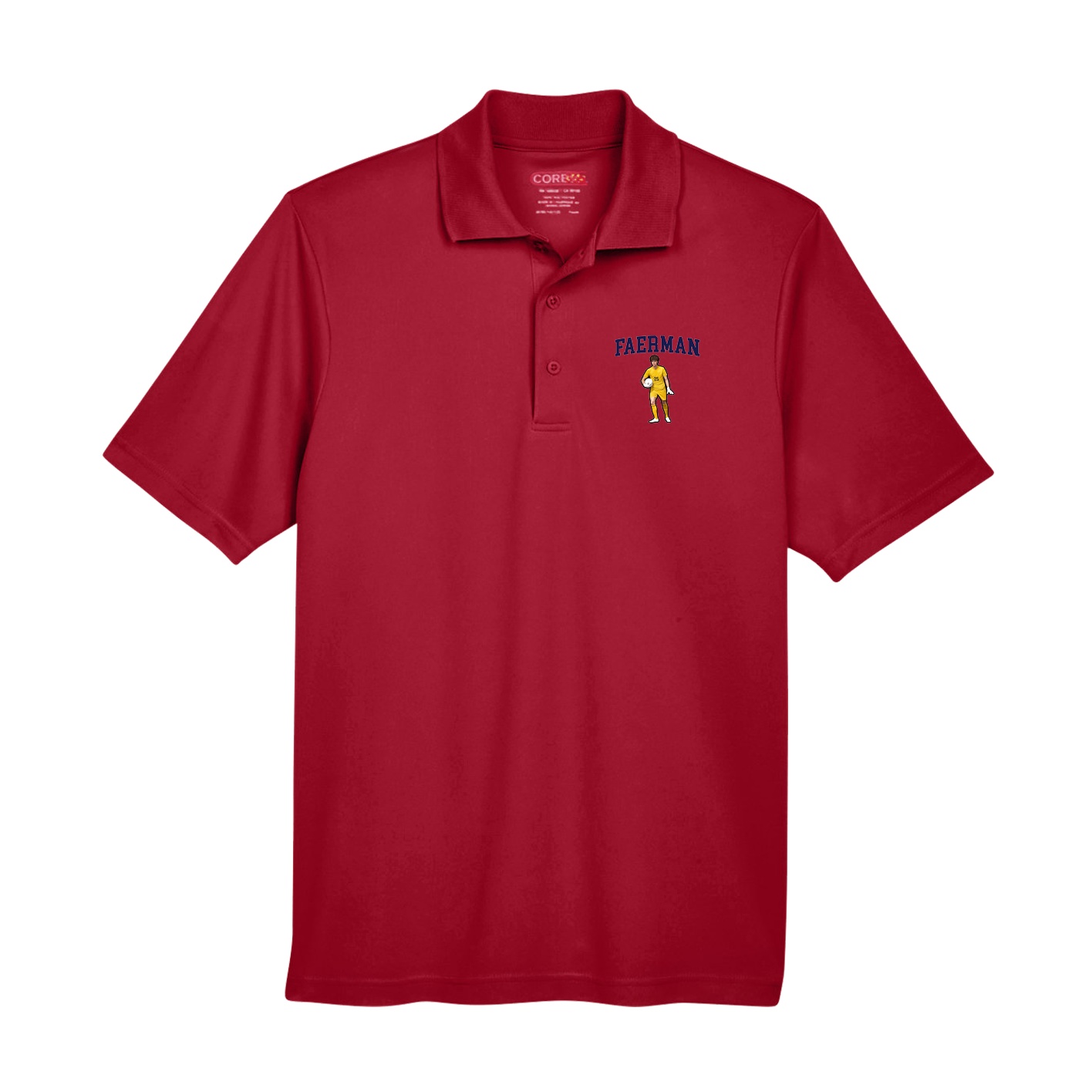 Performance Polo — Shirsey in Red