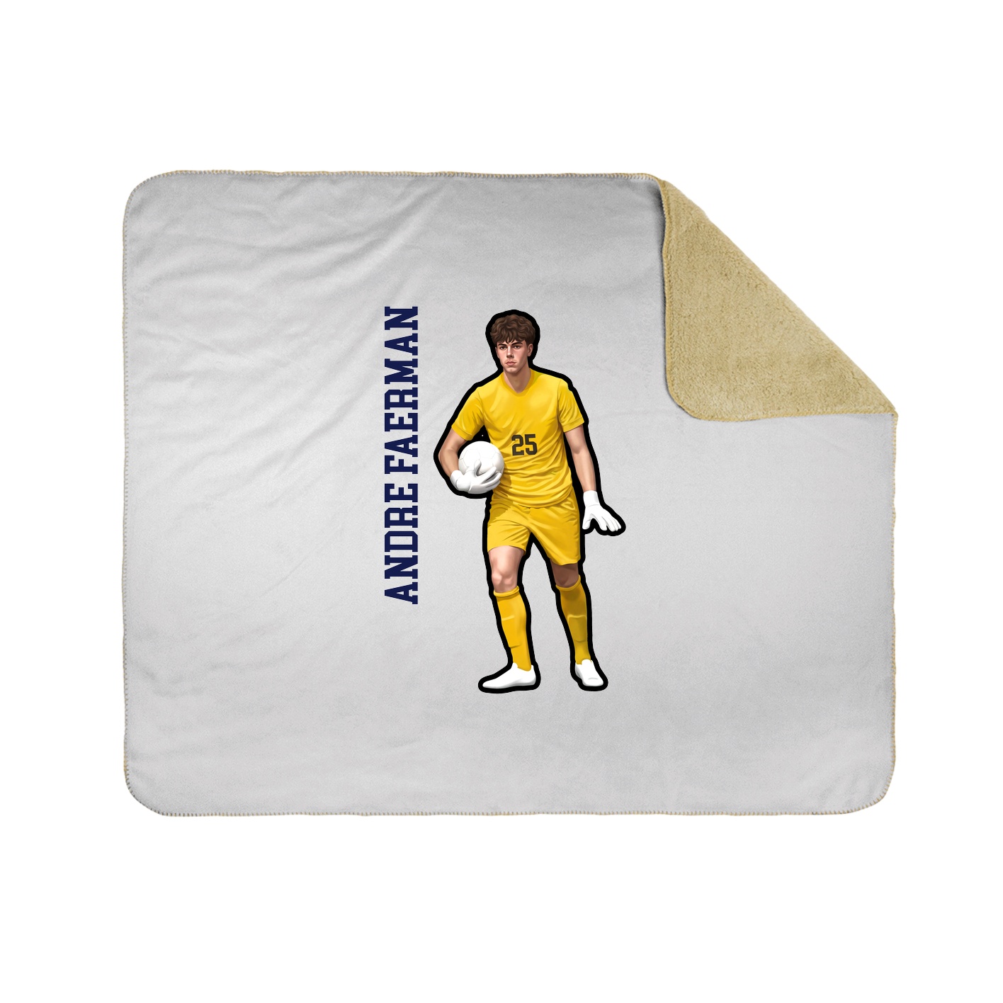 50x60 Sherpa Lined Throw Blanket