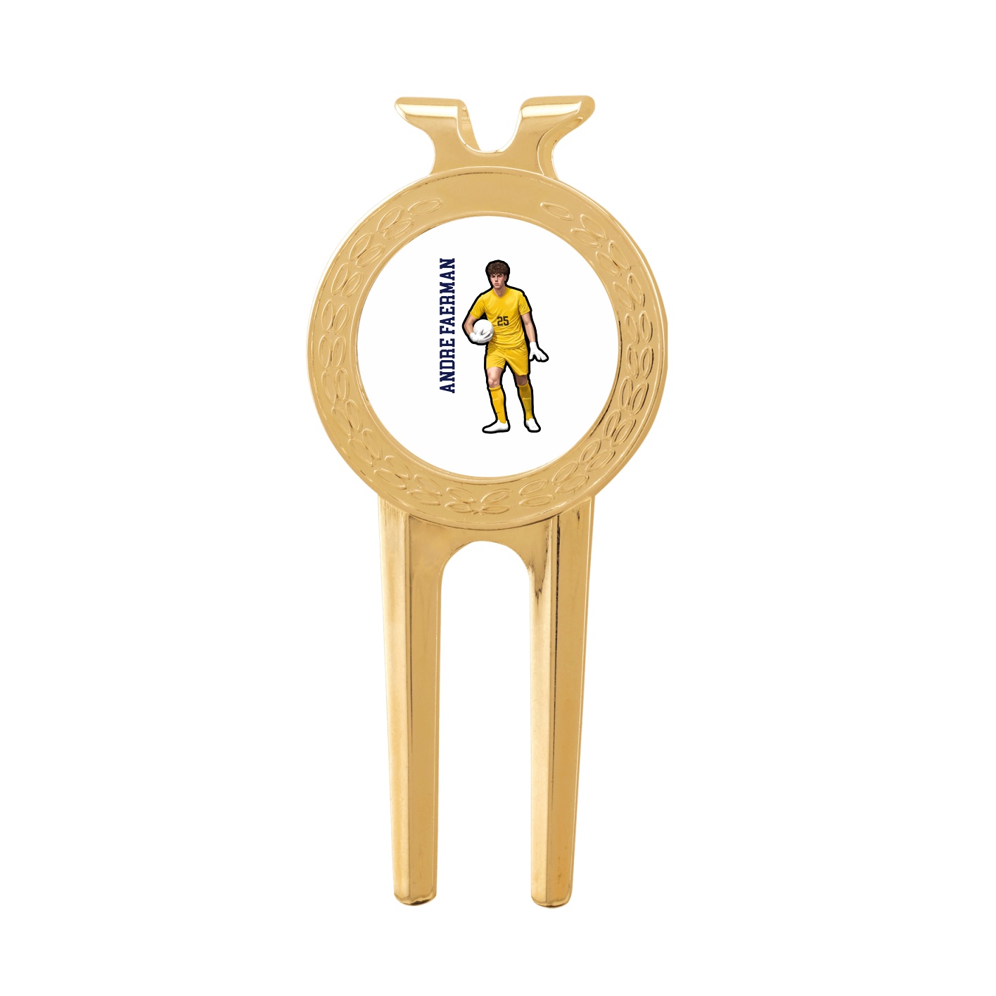 Divot Tool with Ball Marker — Name Vertical in Classic