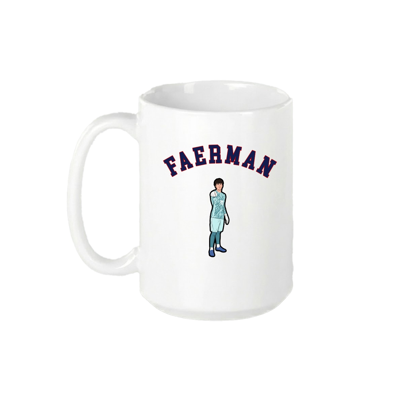 15oz Coffee Mug — Shirsey Arch in White