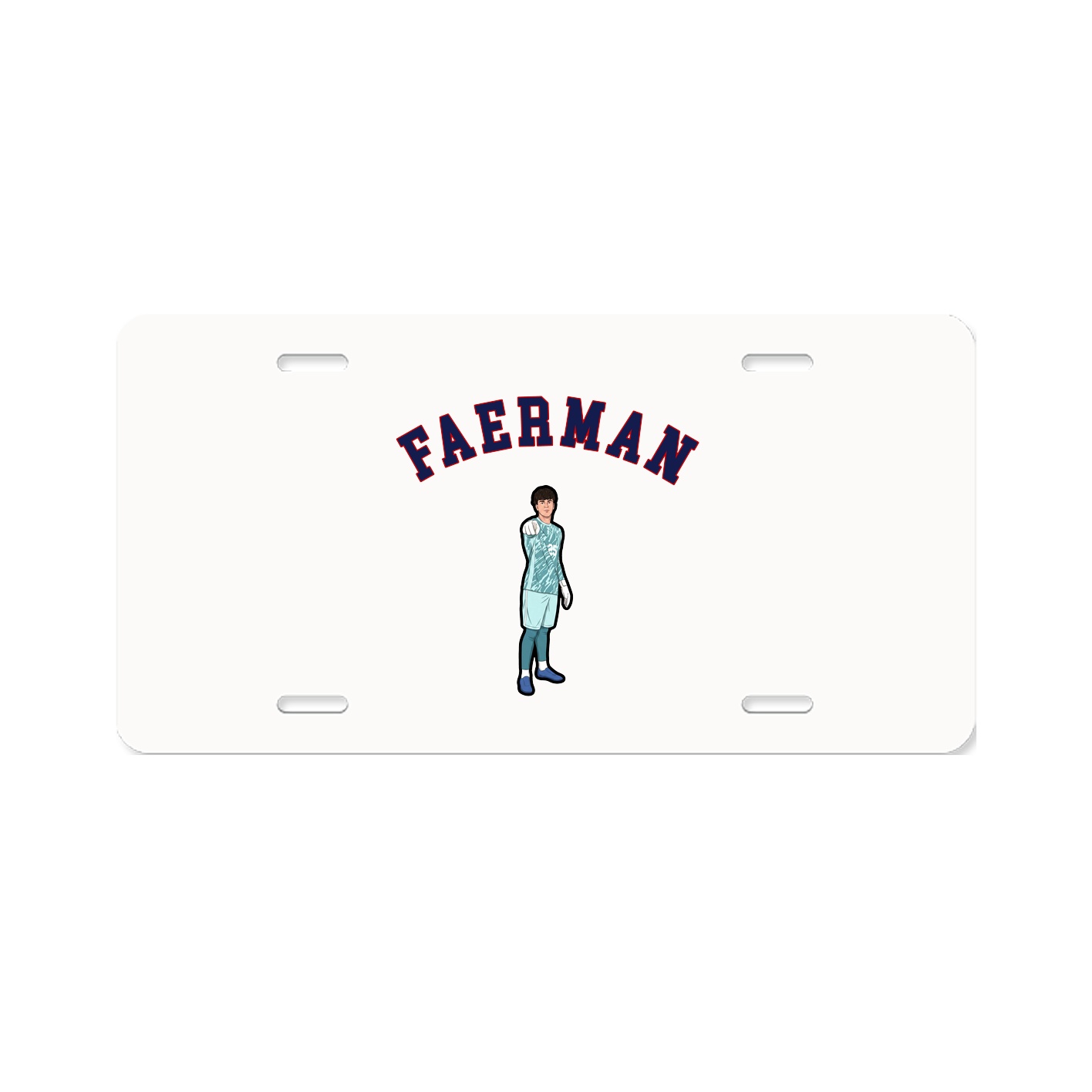 License Plate — Shirsey Arch in Classic