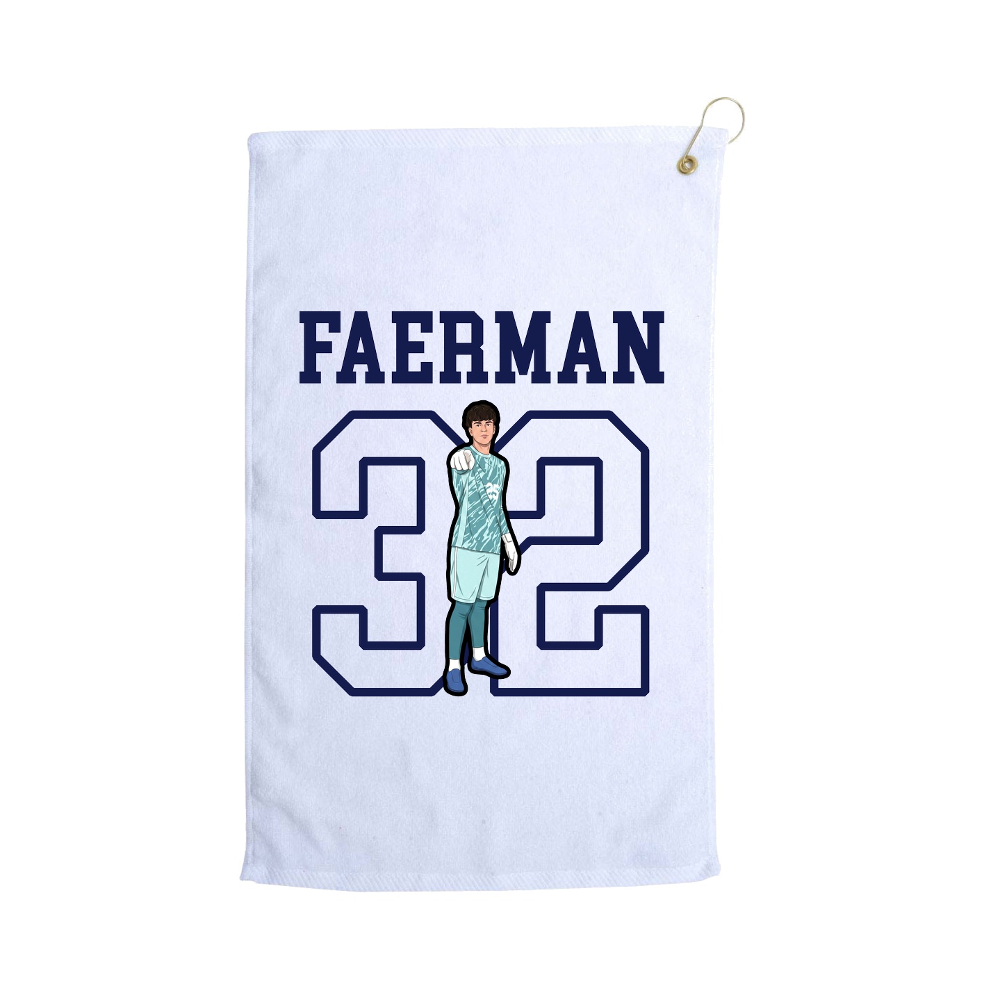 Golf Towel — Shirsey in White