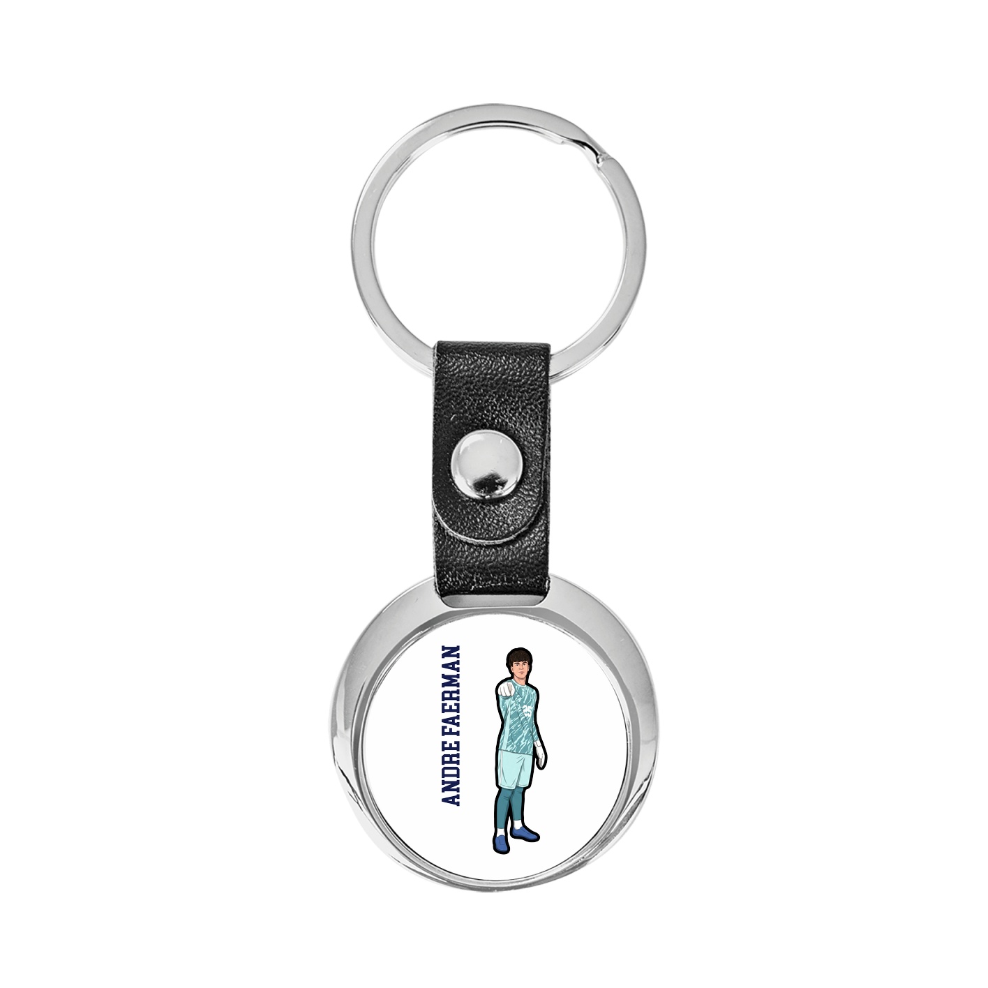 Key Chain — Name Vertical in Classic